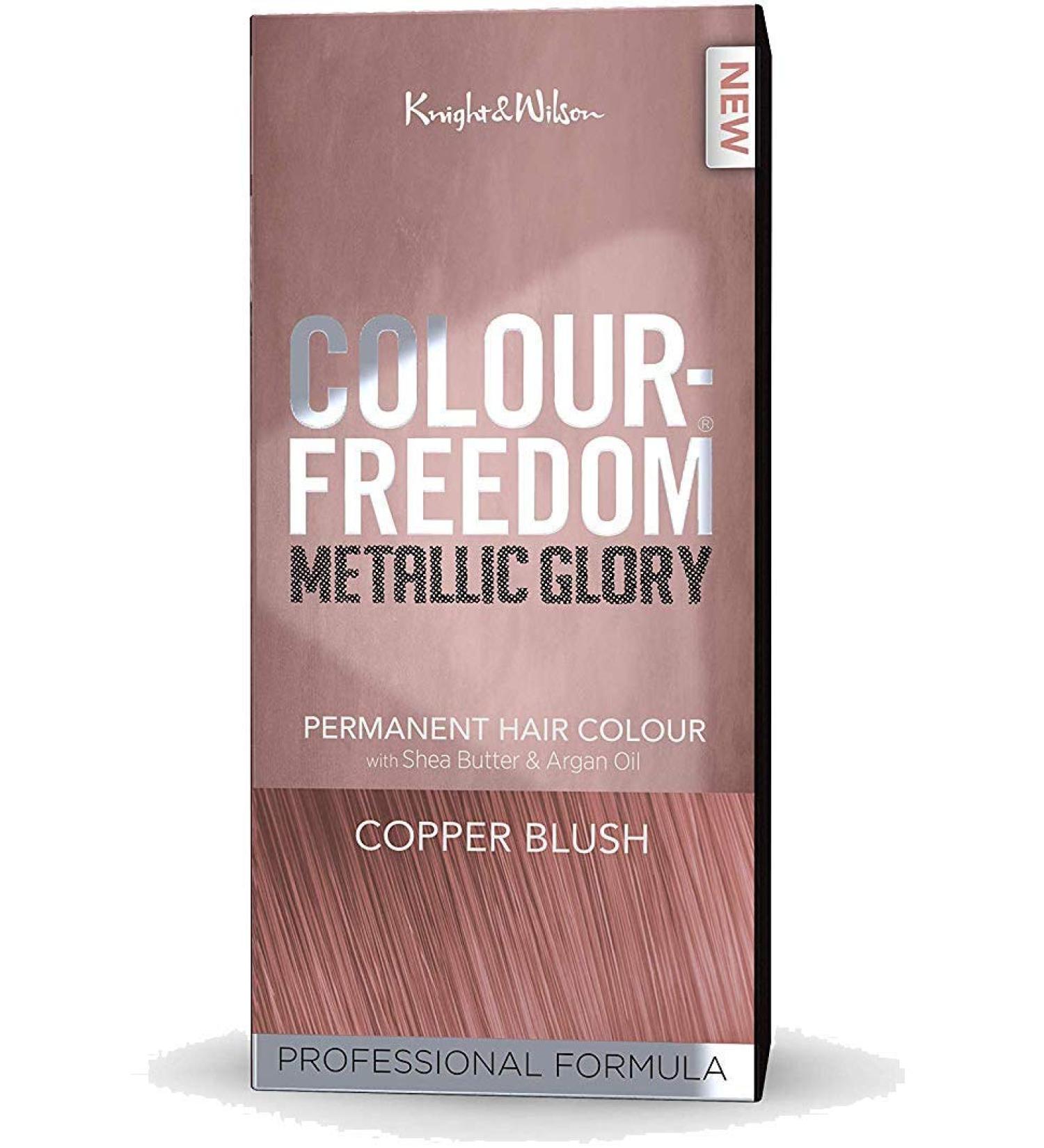 Colour Freedom Metallic Glory Copper Blush - Vibrant Hair Color for International Shipping - Buy Online on GoSupps.com