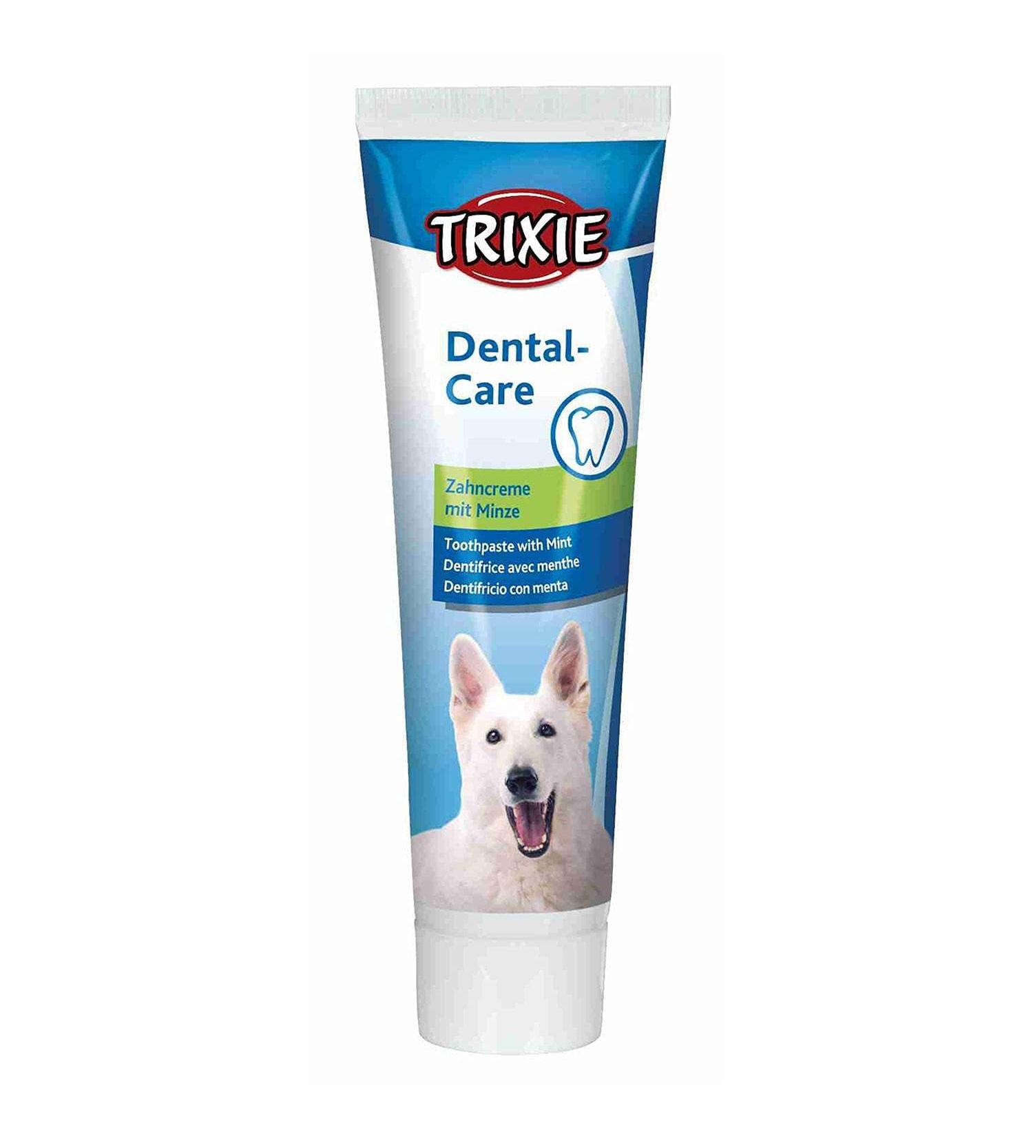 Trixie Dental Care Mint Toothpaste for Dogs | 100g | Supports Oral Hygiene & Dental Health | Prevents Tartar & Plaque - Buy Online on GoSupps.com