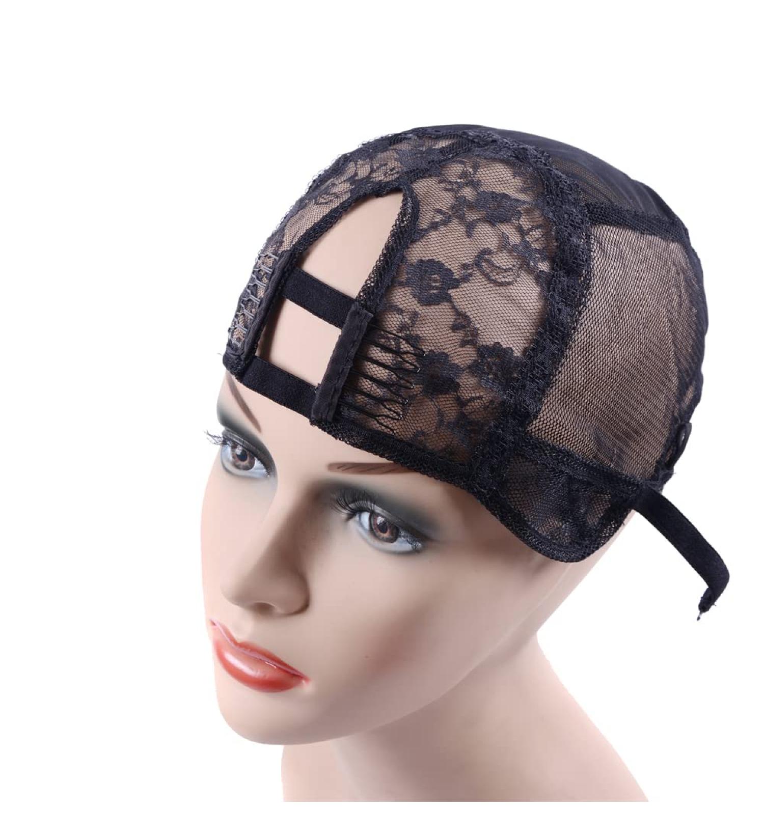 YANTAISIYU 1Pc Wig Cap with Elastic Band and Hair Clips for Wig Making - Black M - Buy Online on GoSupps.com