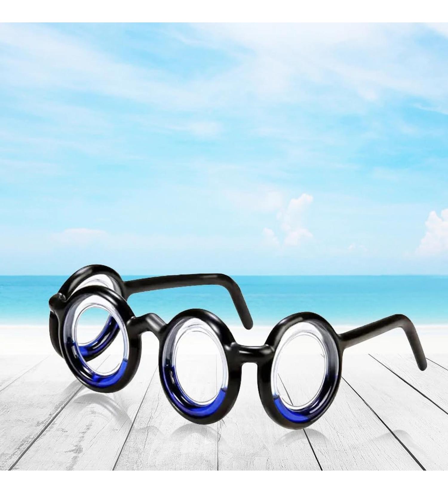 Black Motion Sickness Glasses | Stylish Relief for Travel & VR Gaming | Cruise Essentials - Buy Online on GoSupps.com