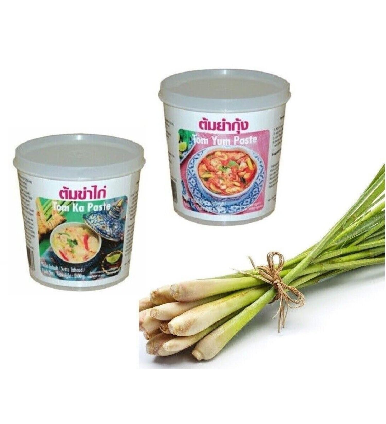 Tom Ka Tom Yum Pamai Pai Spice Pasta + 100g Fresh Lemongrass 2 x 400g