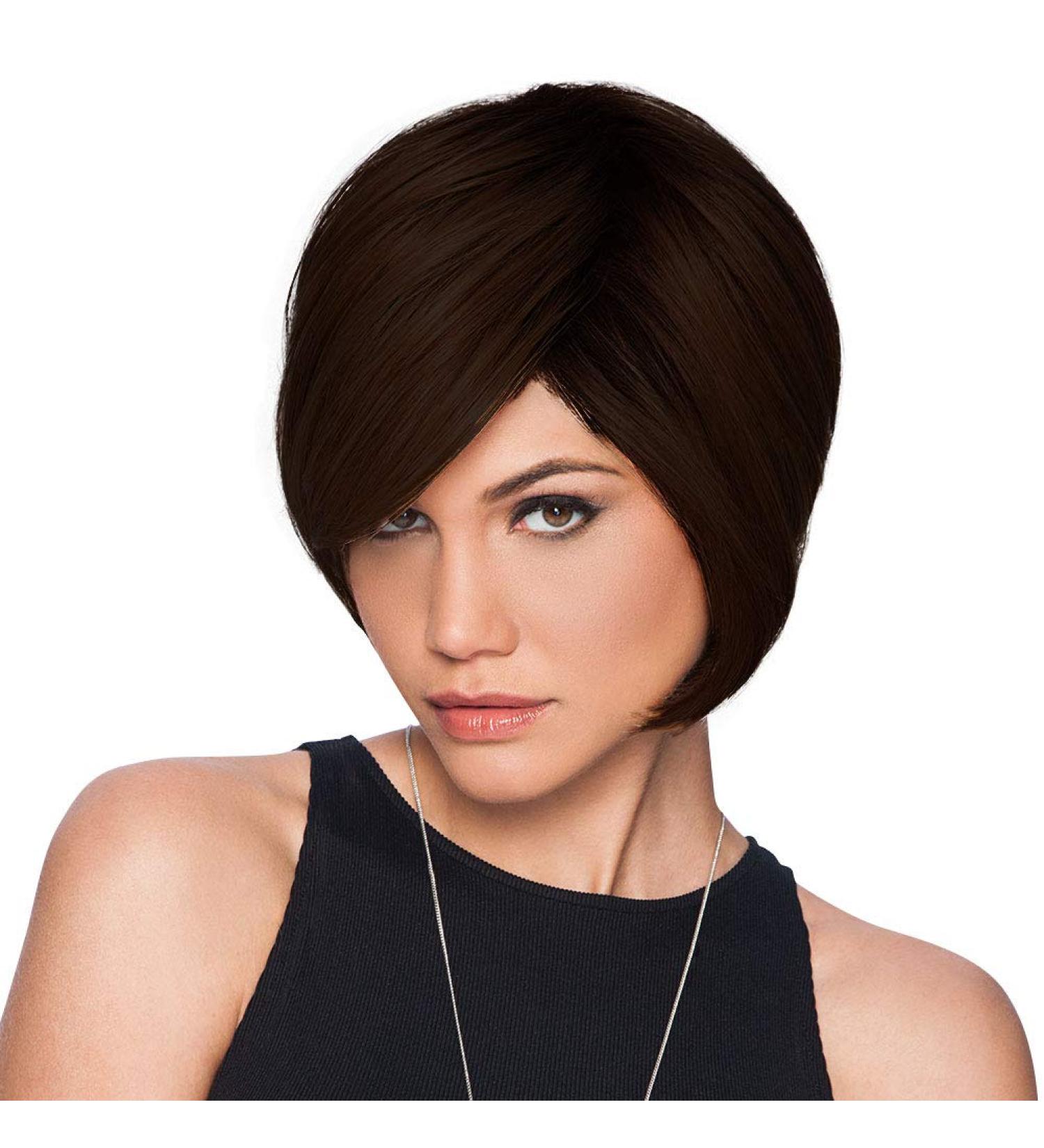 Tru2Life Styleable Wigs Layered Bob - Layered Bob Wigs (R6/30H Chocolate Copper)