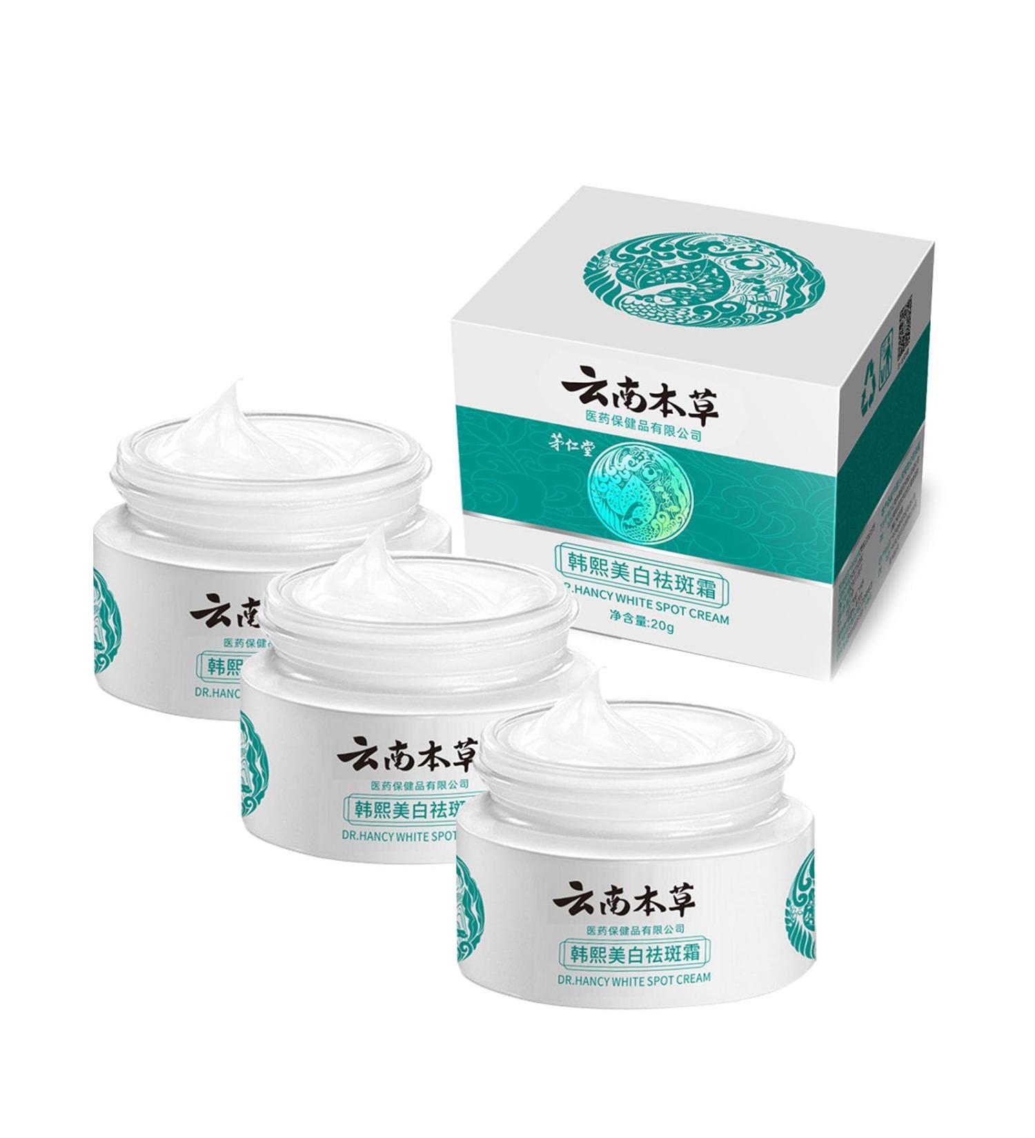  GYORI 3 Pcs Japanese Melasma Cream Yunnan Herbal Whitening and Freckle Cream Moisturizing Facial Skin Care - Buy Online on GoSupps.com