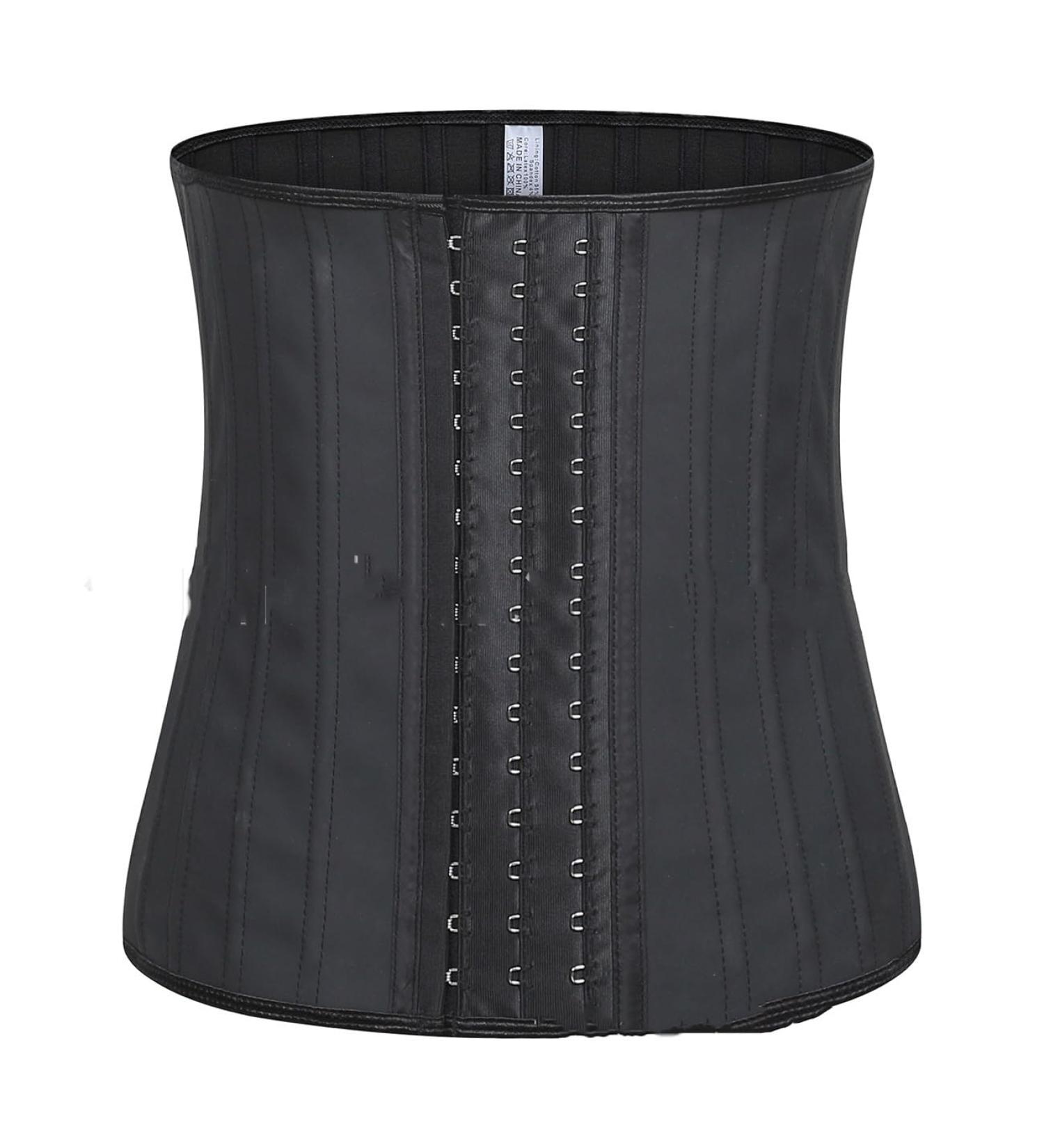 Shop Adjustable Belly Wrap & Waist Trainer for Women - Black XXL | Abdominal Tightening Clothes - Buy Online on GoSupps.com
