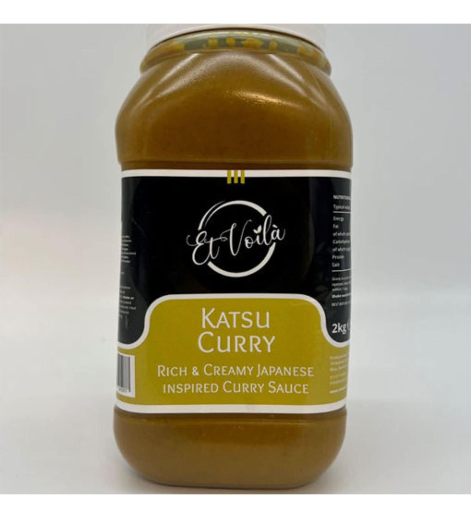Katsu Curry Sauce 2kg Et Voila Rich and creamy Japanese inspired curry sauce