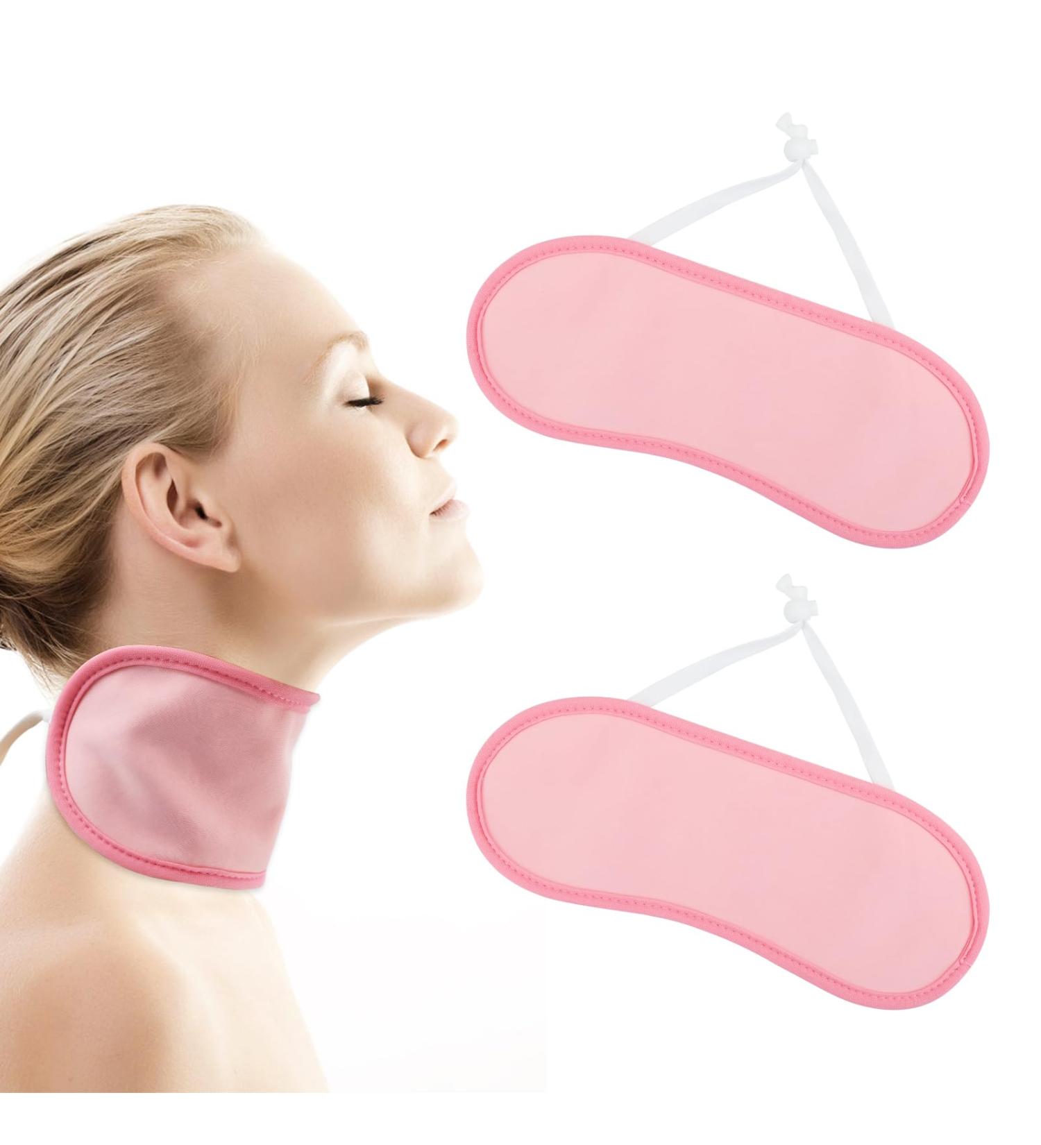 BEKECIDI Bio-Rizinus l Pack Set 2 Pink Castor Oil Wraps with Adjustable Buckle | Washable Massage Oil Set for Liver Detox & Insomnia Relief International Shipping Available - Buy Online on GoSupps.com