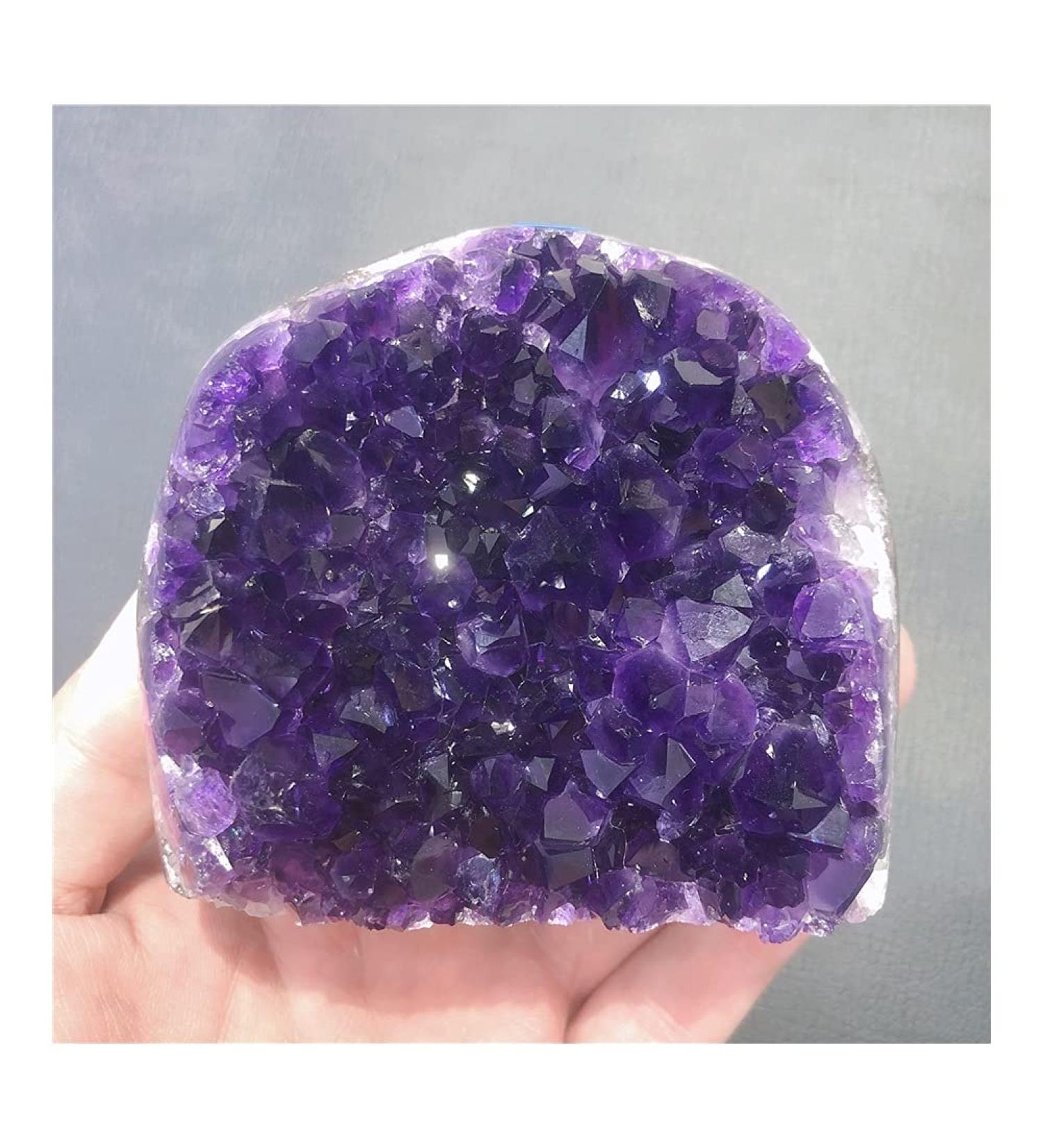 Crystal Natural Crystal Quartz Amethyst Cluster Geode Specimen Freeform Reiki Aquarium Home Room Decoration Accessories Gemstone Crystal Household (Size : 600-650g) - Buy Online on GoSupps.com