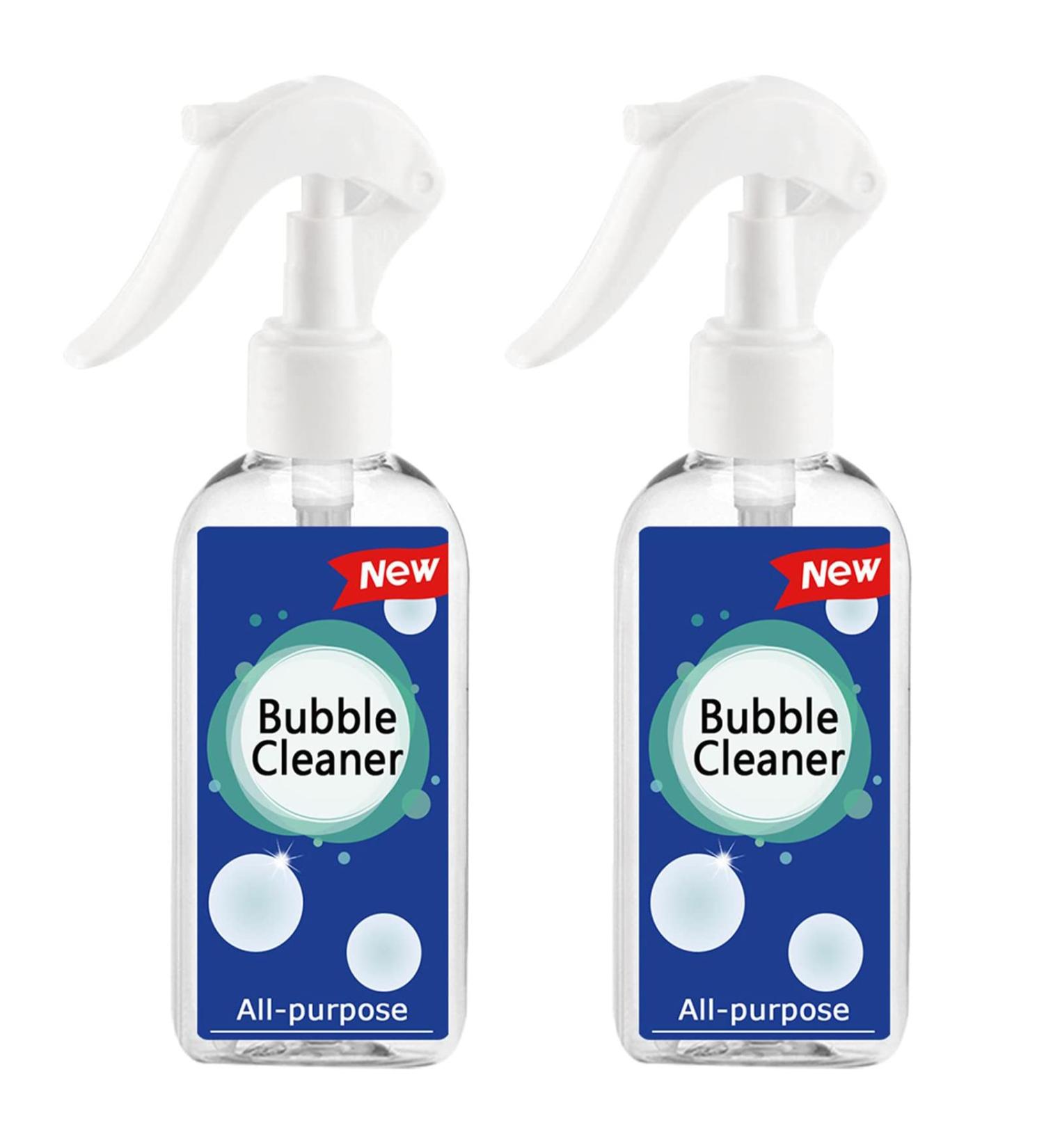 2PCS Bubble Cleaner Foam Cleaning Spray North Moon Bubble Cleaner All-Purpose Bubble Cleaner Foam Spray Powerful Stain Removal Kit All-Purpose Household Cleaners 100ML A One size - Buy Online on GoSupps.com
