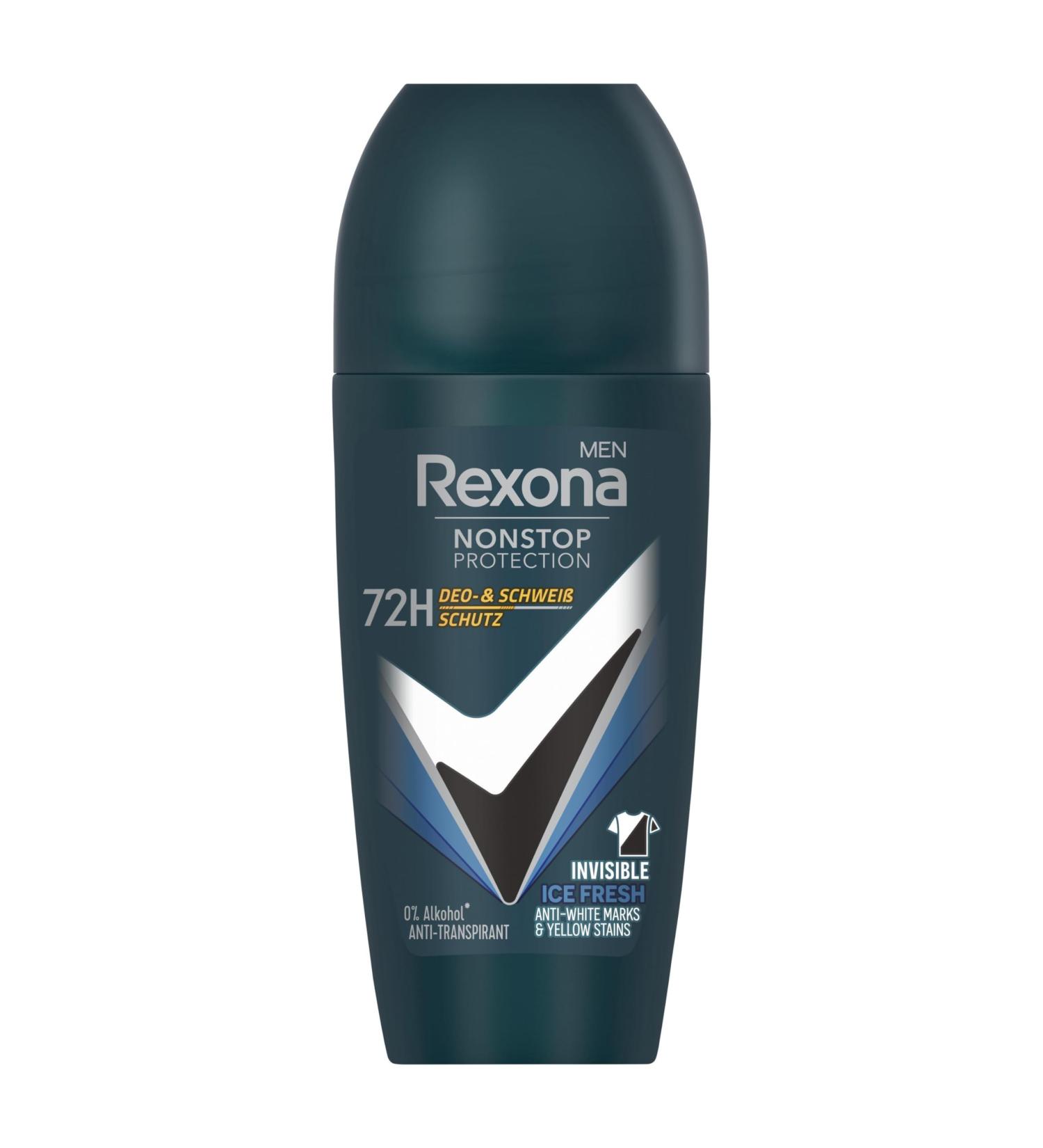  Rexona Rexona Men Nonstop Protection Roll-On Anti-Perspirant Invisible Ice 50 ml - Buy Online on GoSupps.com