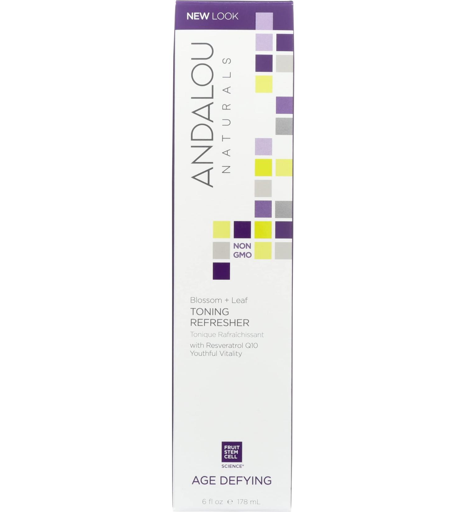 Andalou Naturals Blossom + Leaf Toning Refresher 6 oz Pack of 1