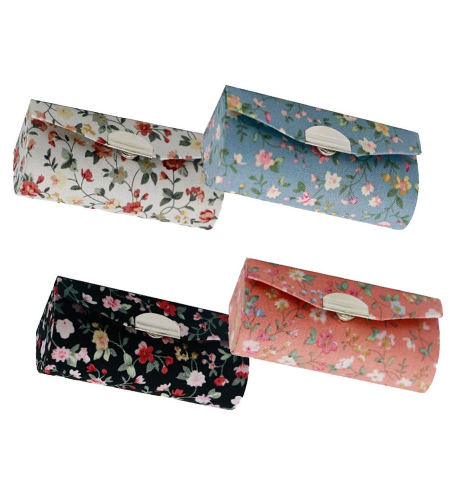 Minkissy 4PC Lipstick Case - Travel Makeup Bag & Lip Gloss Holder for Women - Perfect Gift for Beauty Lovers - Buy Online on GoSupps.com