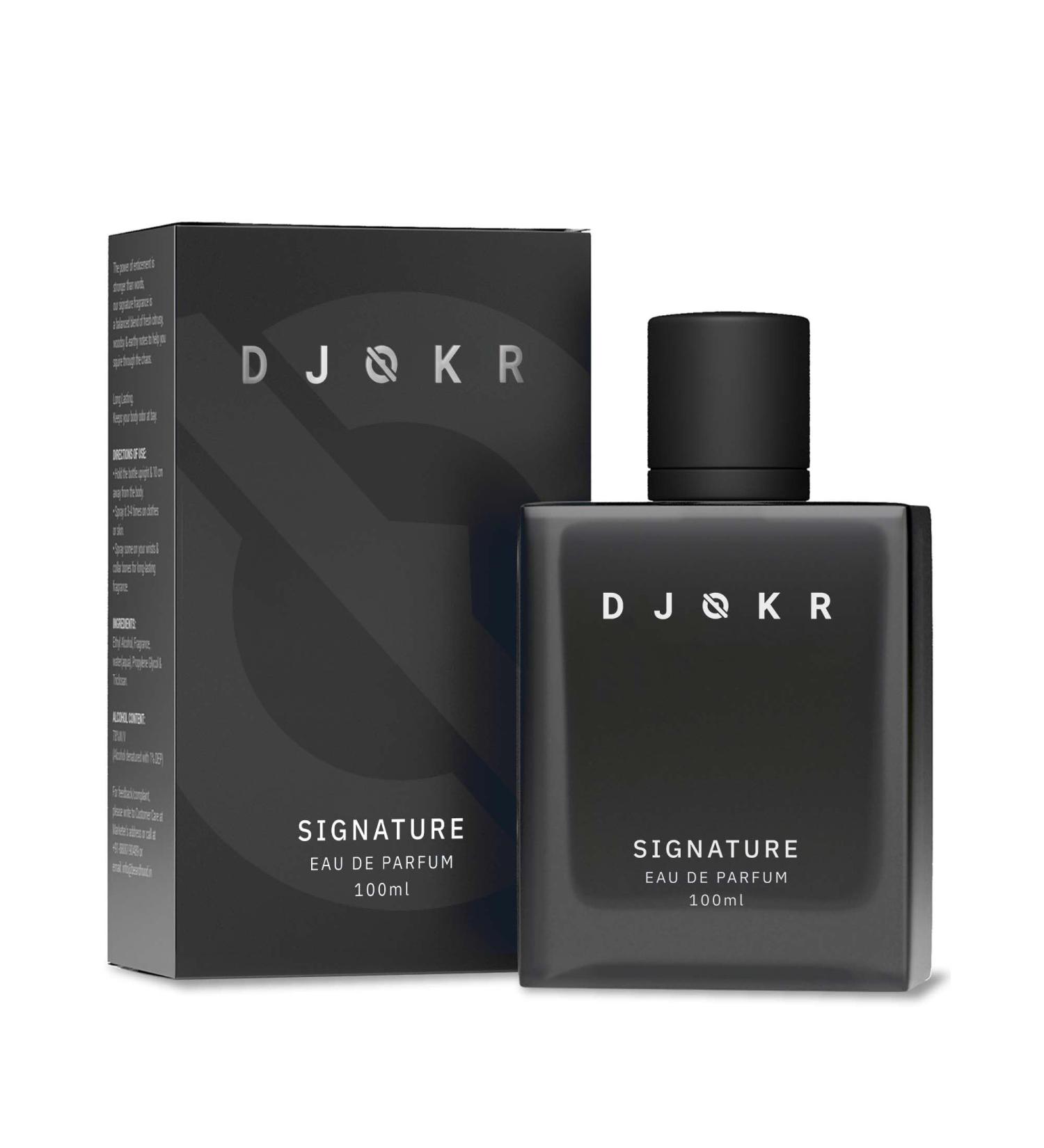 Djok'r Signature Perfume For Men 100 ml | Eau De Parfum | Premium Luxury Long Lasting Fragrance Spray - Buy Online on GoSupps.com