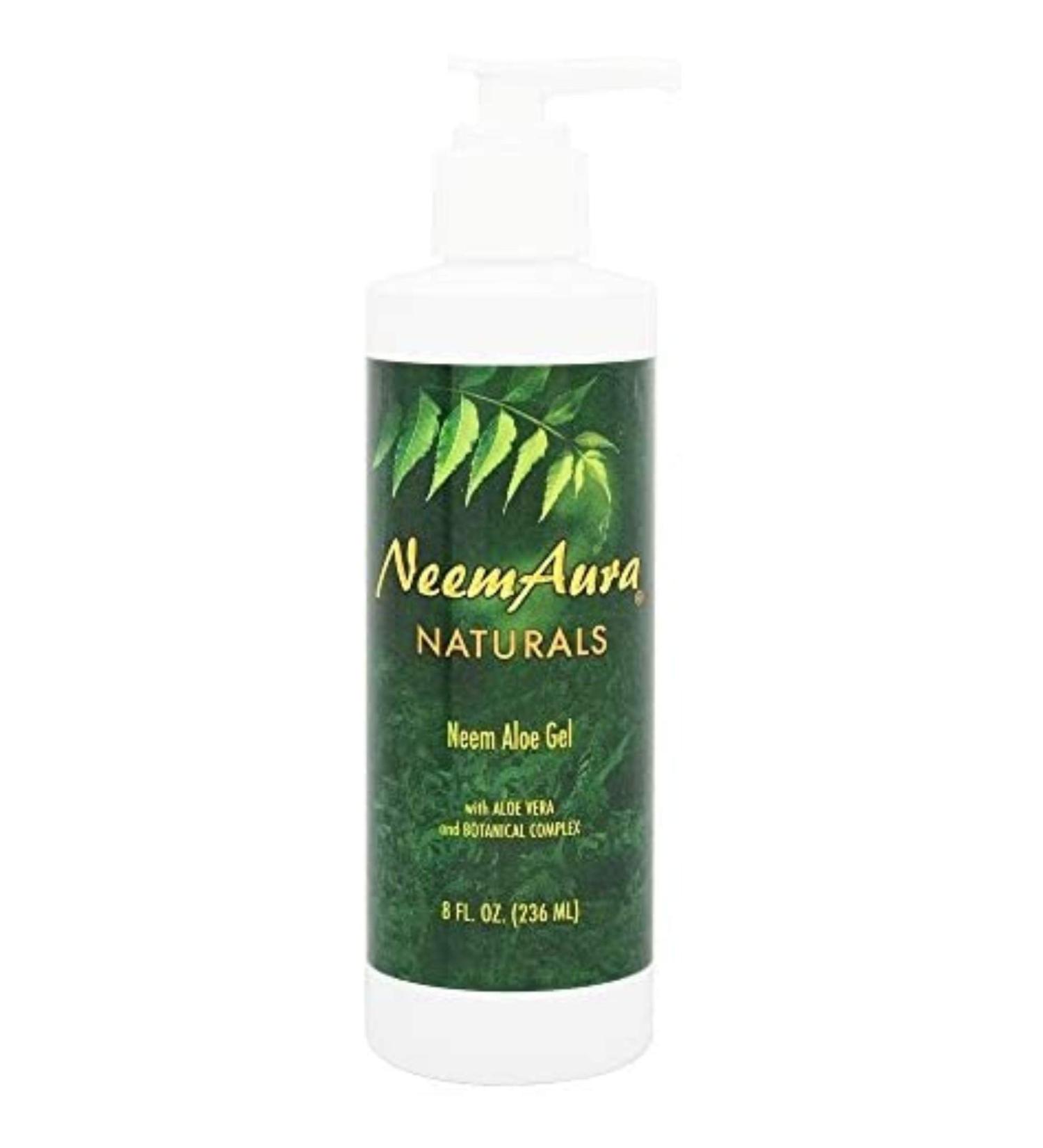 NEEMAURA Aloe Gel 8 fl oz - Soothing and Hydrating Skin Treatment - Buy Online on GoSupps.com