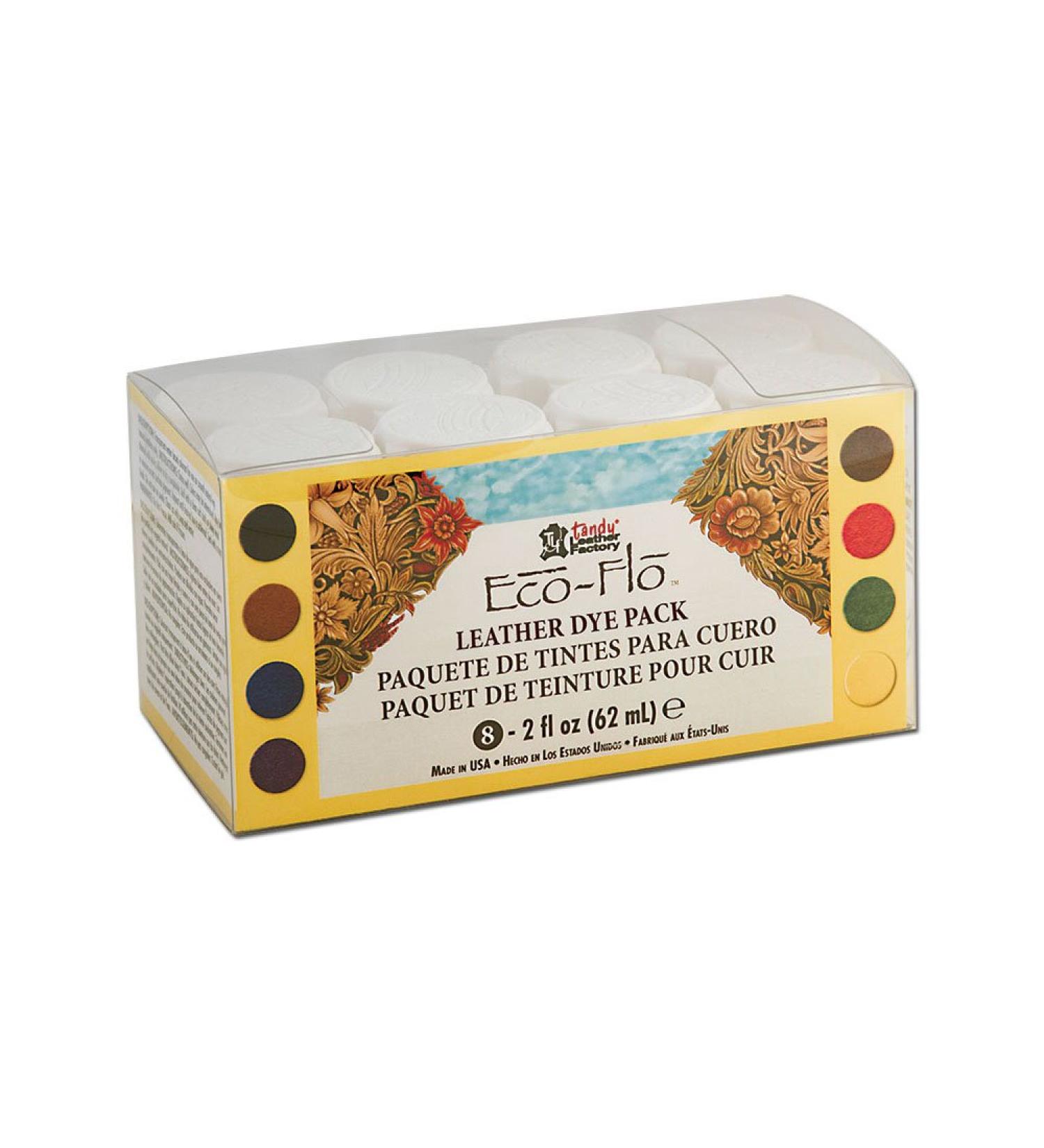 Tandy Leather Eco-Flo Leather Dye Pack 2650-05