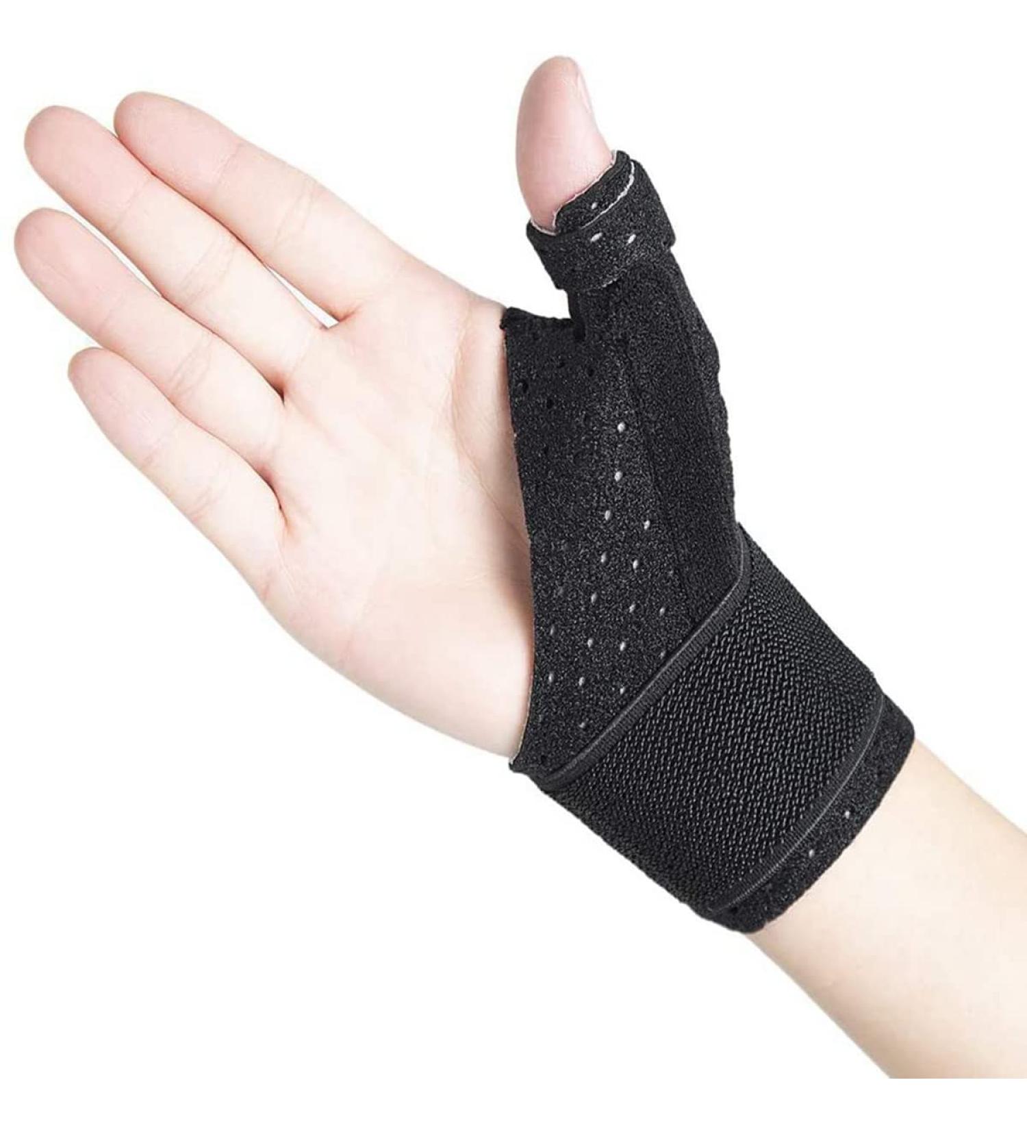Wrist Brace & Compression Gloves for Carpal Tunnel Relief - Adjustable Black Wrist Wraps for Men & Women | Pain Relief & Support (1 Pair - Buy Online on GoSupps.com