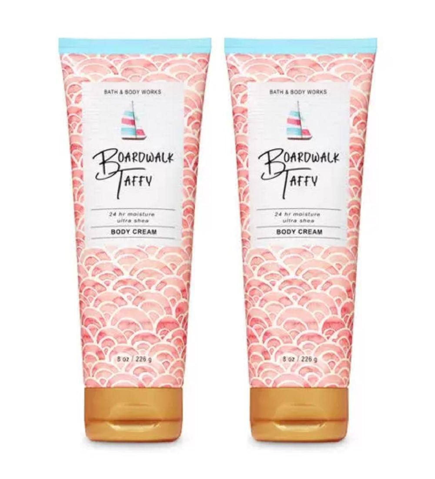 Bath and Body Works Boardwalk Taffy Body Cream Set