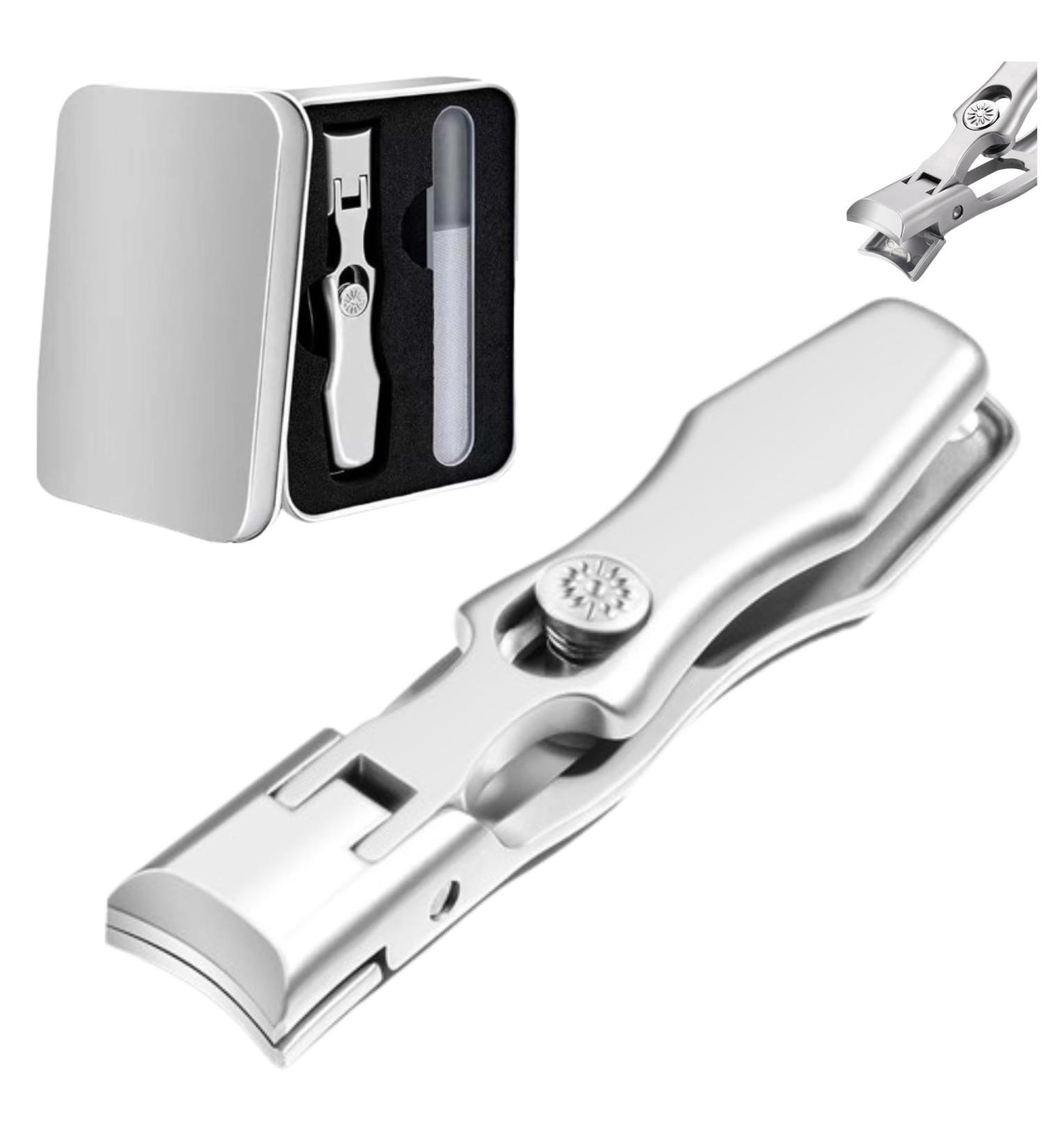 Lux German Grip Nail Clippers for Men - Ultra Sharp Heavy Duty Toe Clippers for Seniors | 2024 Portable Professional Nail Care Tools - Buy Online on GoSupps.com