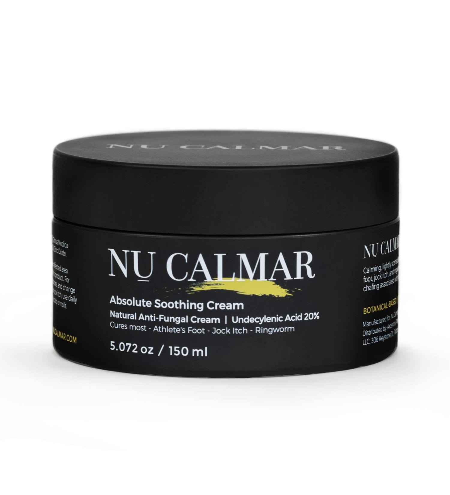 NU CALMAR Extra Strength Plant Based Ointment for Athlete's Foot and Jock Itch - 5 Oz/150ml | Made in USA - Buy Online on GoSupps.com