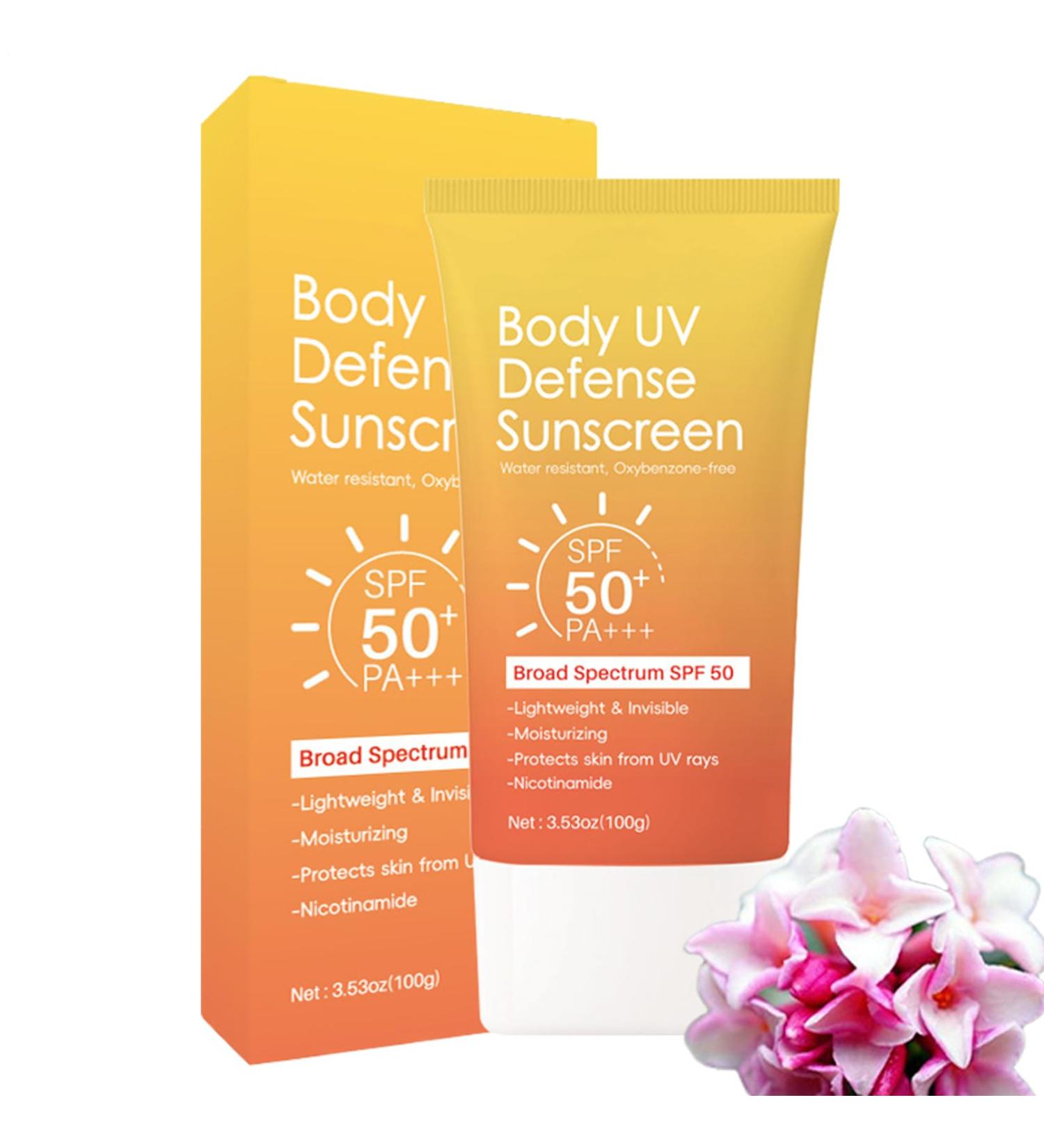 Sunscreen for Body Travel Sunscreen for Face and Body Non-Greasy Lightweight and Comfortable Texture Daily Care Makeup Outdoor Activities Beach Sports Travel - Buy Online on GoSupps.com
