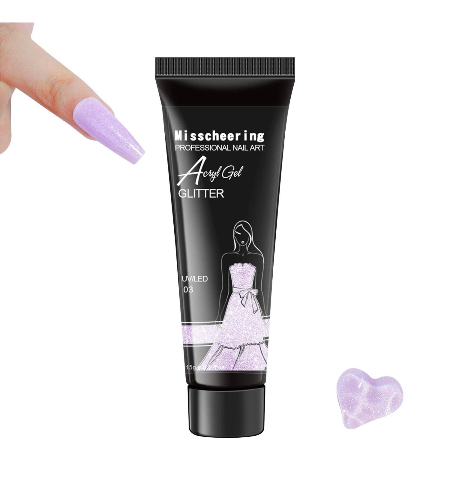 Gel Glue for Nails Uv Light - Extension Gel Nail - Gel Builder for Nails Art Nail Tool for Salon Easy at Home for Women Deyao 03 - Buy Online on GoSupps.com