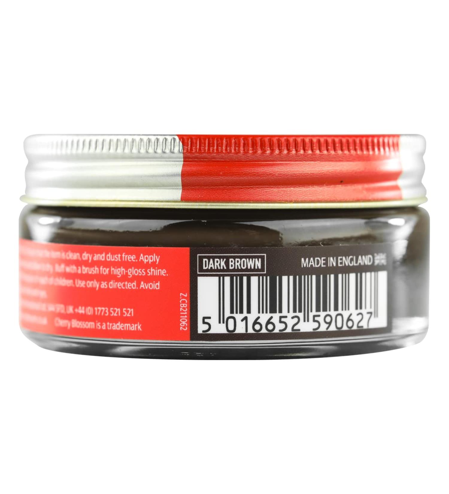 Cherry Blossom Footwear Renovating Shoe Cream Care Product Dark Brown 50ml - Buy Online on GoSupps.com