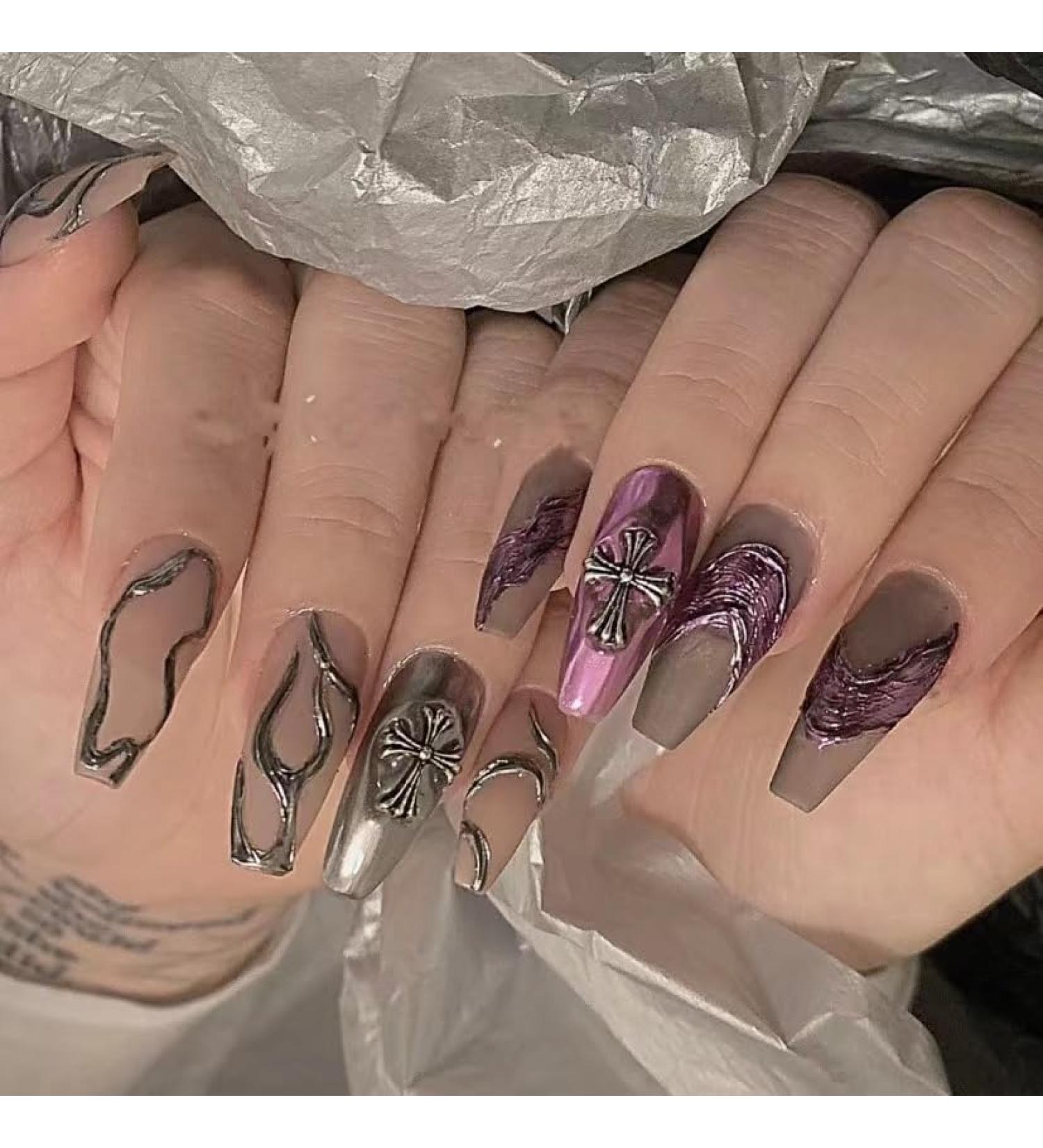 Temperament-enhancing nail art finished product: new armor-wearing explosions versatile and white detachable and wearable in Europe and America.(XS) - Buy Online on GoSupps.com