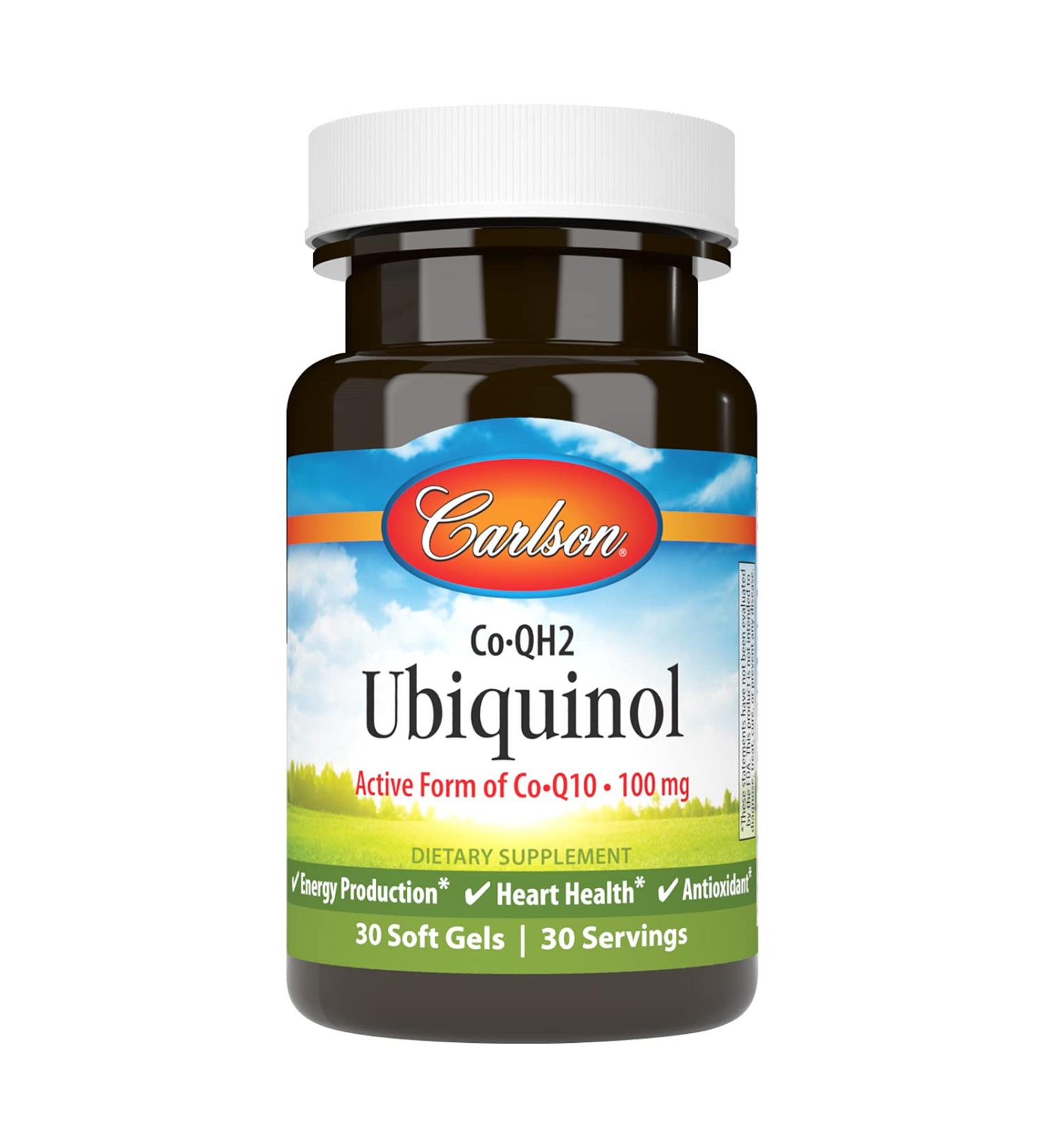 Carlson Labs CO-QH Ubiquinol Soft Gels 30 Count - Buy Online on GoSupps.com