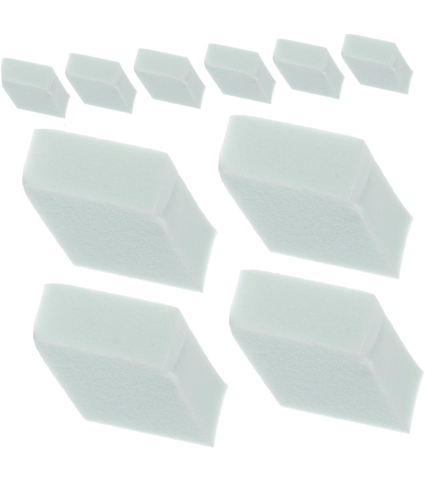 Angoily 2 Blush Sponge Makeup Puff Beauty Face Primer Cream Sponge Disposable Foam Applicator Puffs Foundation Makeup Sponge Face Washing Sponge Make up Wedges - Buy Online on GoSupps.com