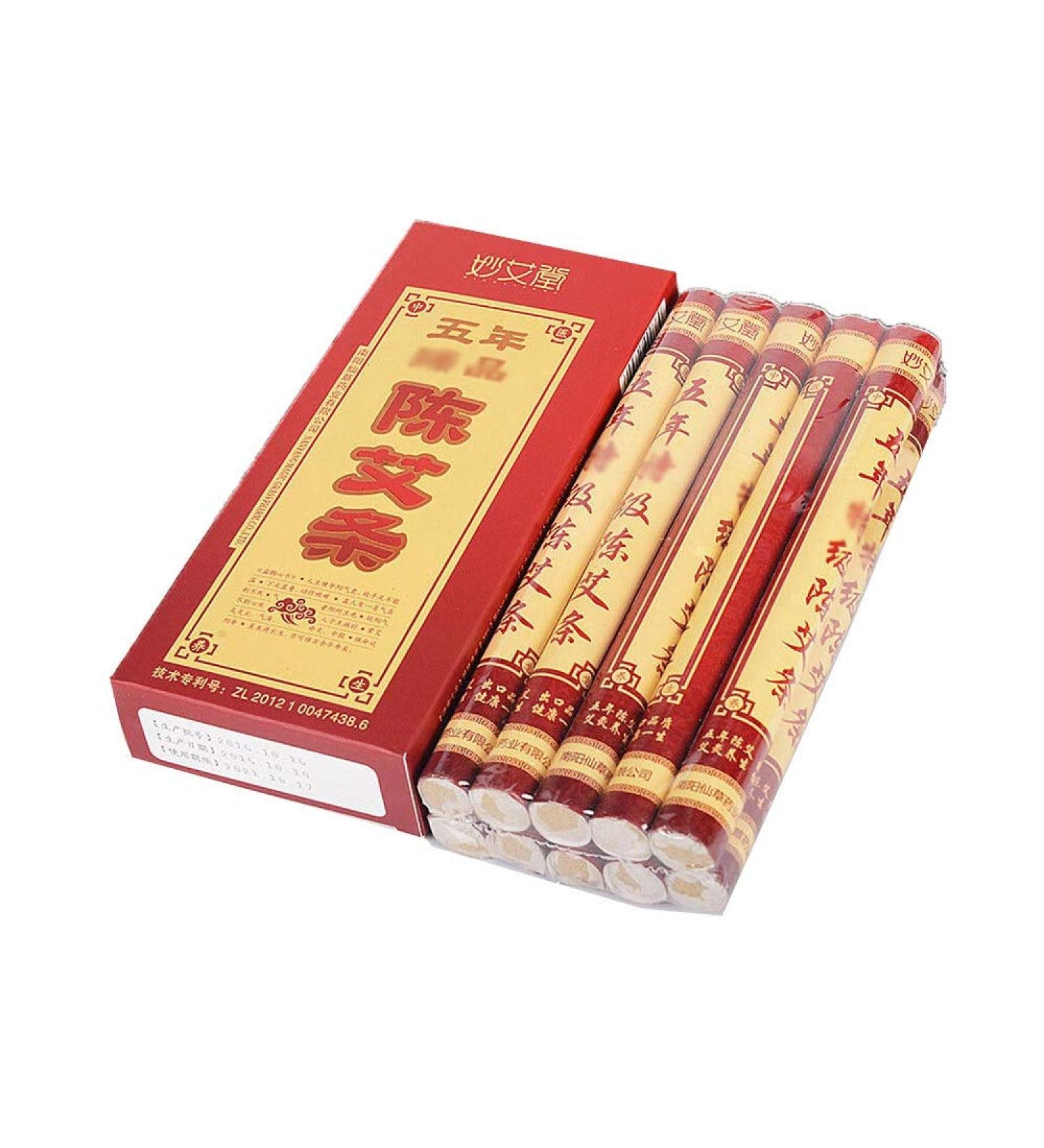 Buy Bangha Moxa Rolls - 10 Pure Moxa Sticks for Meridian Massage & Health Care | International Shipping - Buy Online on GoSupps.com