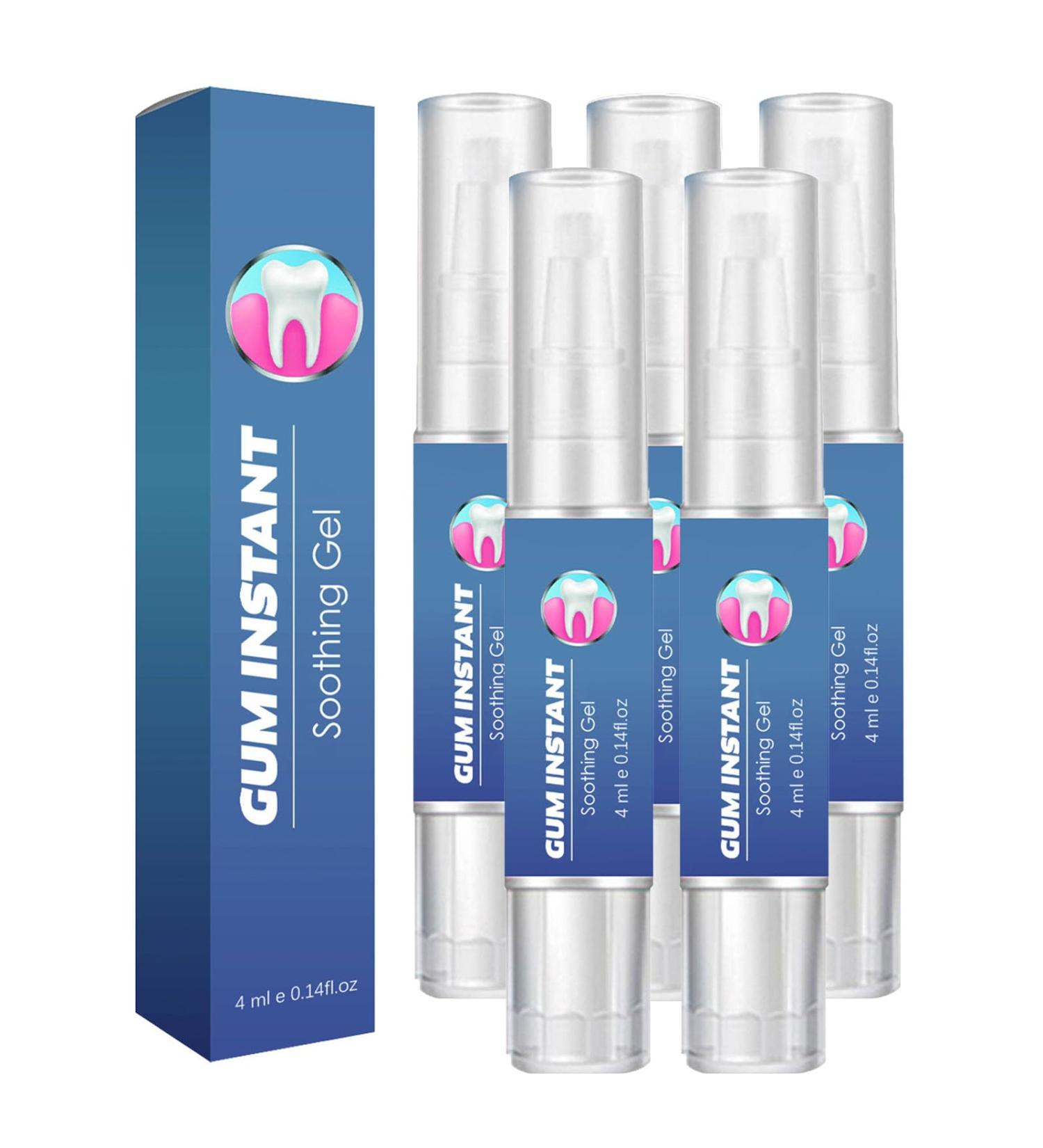  FYANER Instant Gum Treatment Gum Gel Gum Gel Gum Gel Instant Treatment Gel Dental Gum Therapy Gel (5pcs) - Buy Online on GoSupps.com