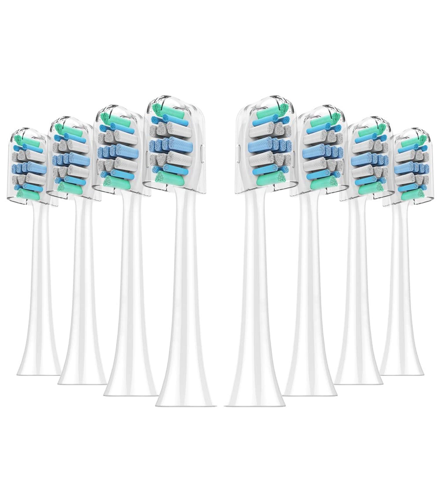 NEDIFON 8 Pack Toothbrush Replacement Heads for Philips Sonicare Electric Brush - Compatible with 4100 5100 6100 HX9023 G2 - Buy Online on GoSupps.com