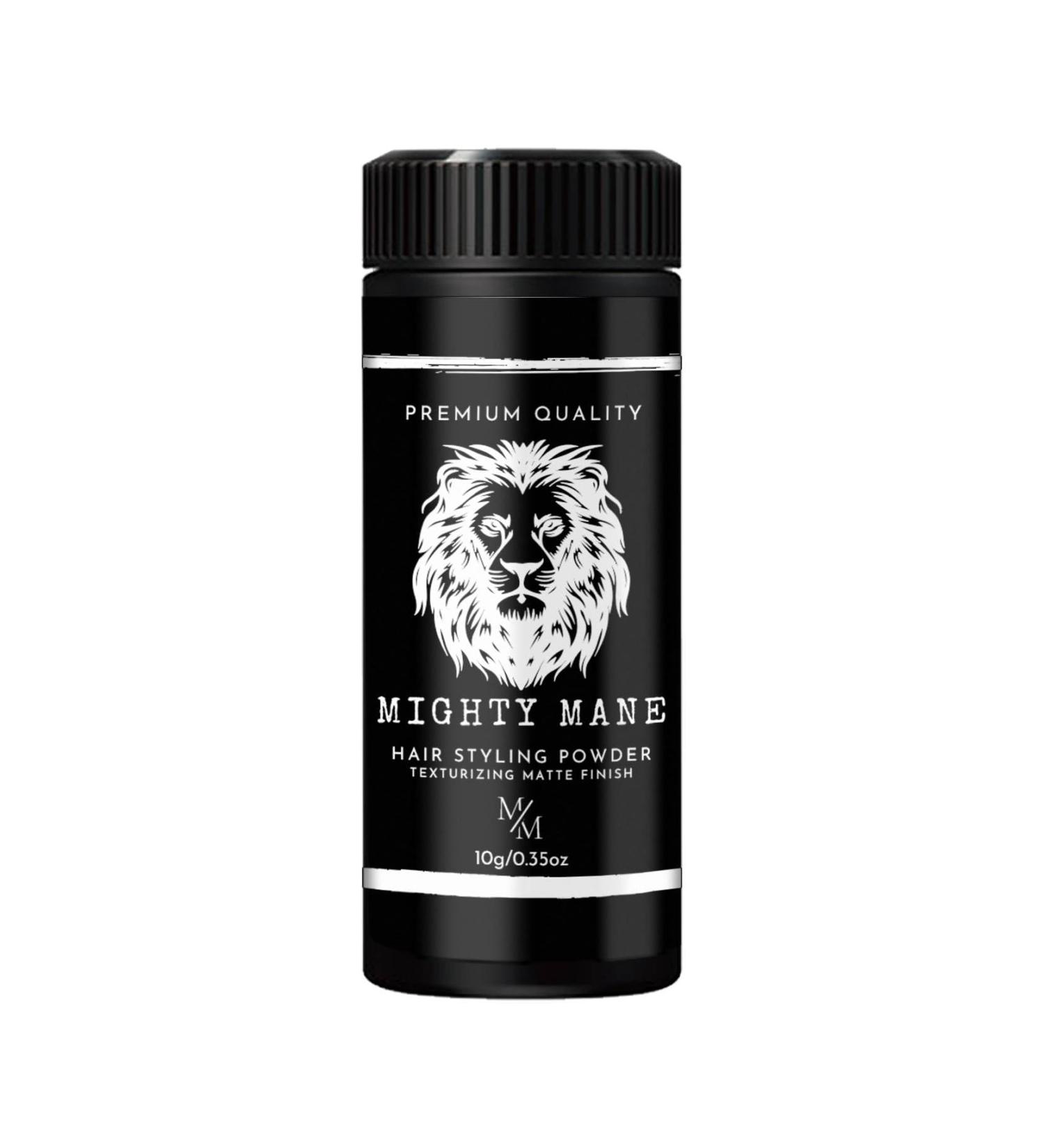 Hair Styling Powder for Men - Natural Look Easy to Apply Soft Dry Finish - Black | International Shipping Available - Buy Online on GoSupps.com