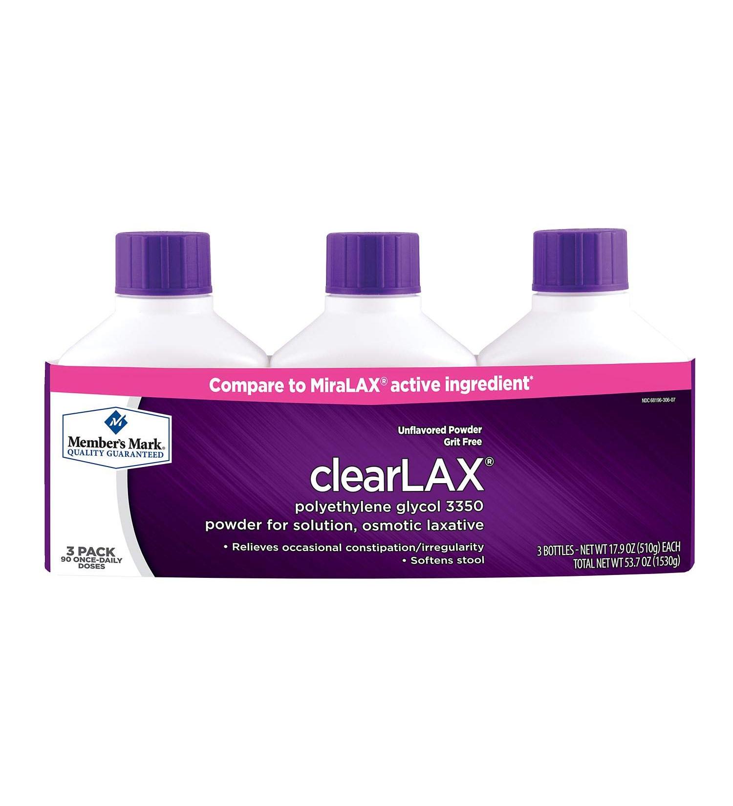 Member's Mark ClearLAX (17.9 oz. 3 pk.)