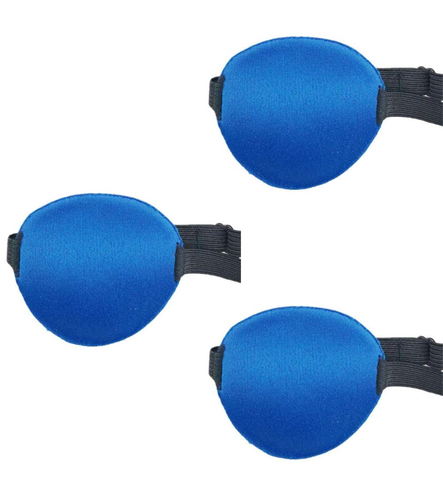 Soochat Blue Eye Patch for Strabismus | Adjustable Eye Mask for Adults and Kids (3 Pack) - Buy Online on GoSupps.com
