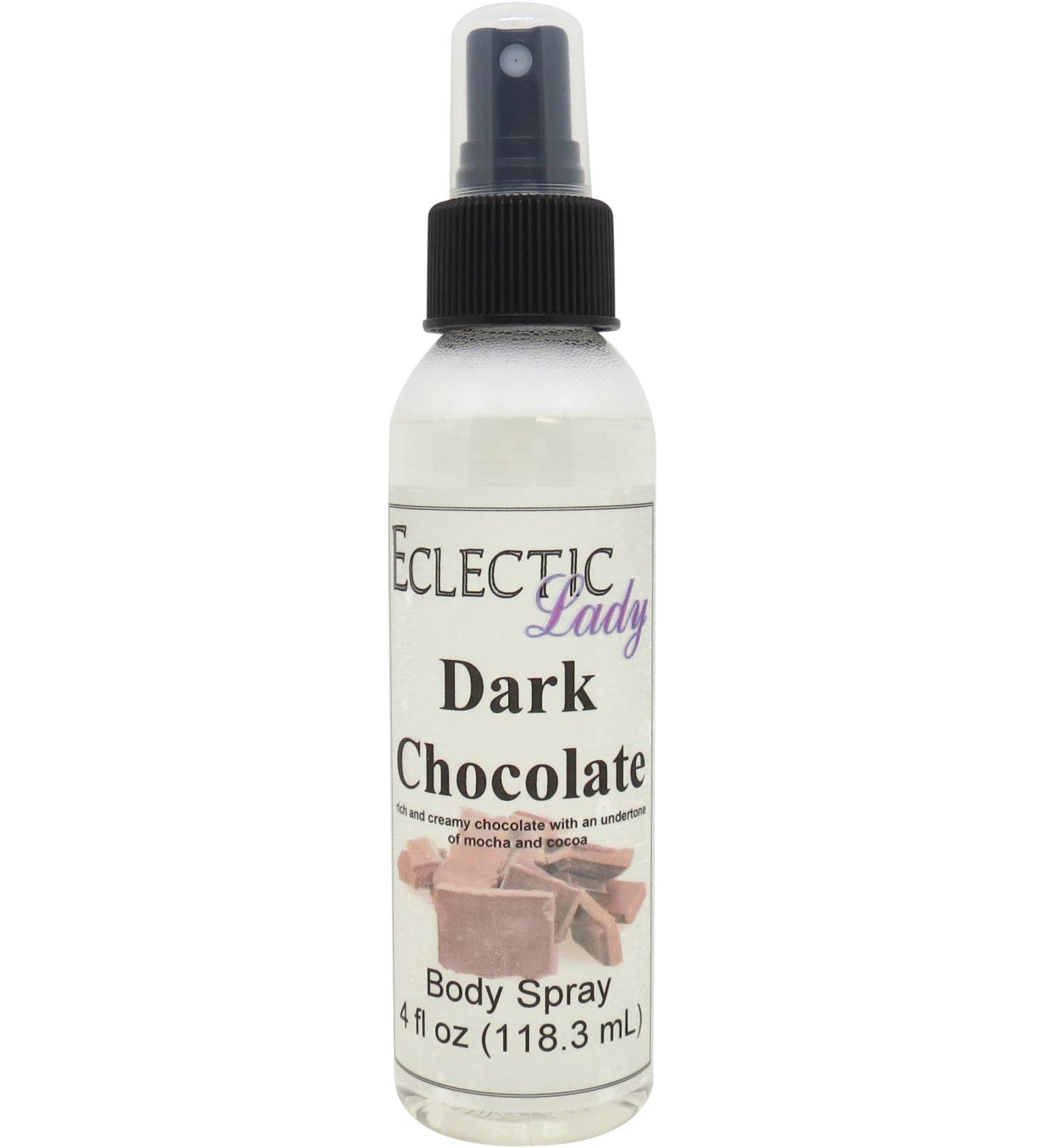 Dark Chocolate Body Spray 4 ounces Body Mist for Women with Clean Light & Gentle Fragrance Long Lasting Perfume with Comforting Scent for Men & Women Cologne with Soft Subtle Aroma For Daily Use 4 Fluid Ounces - Buy Online on GoSupps.com