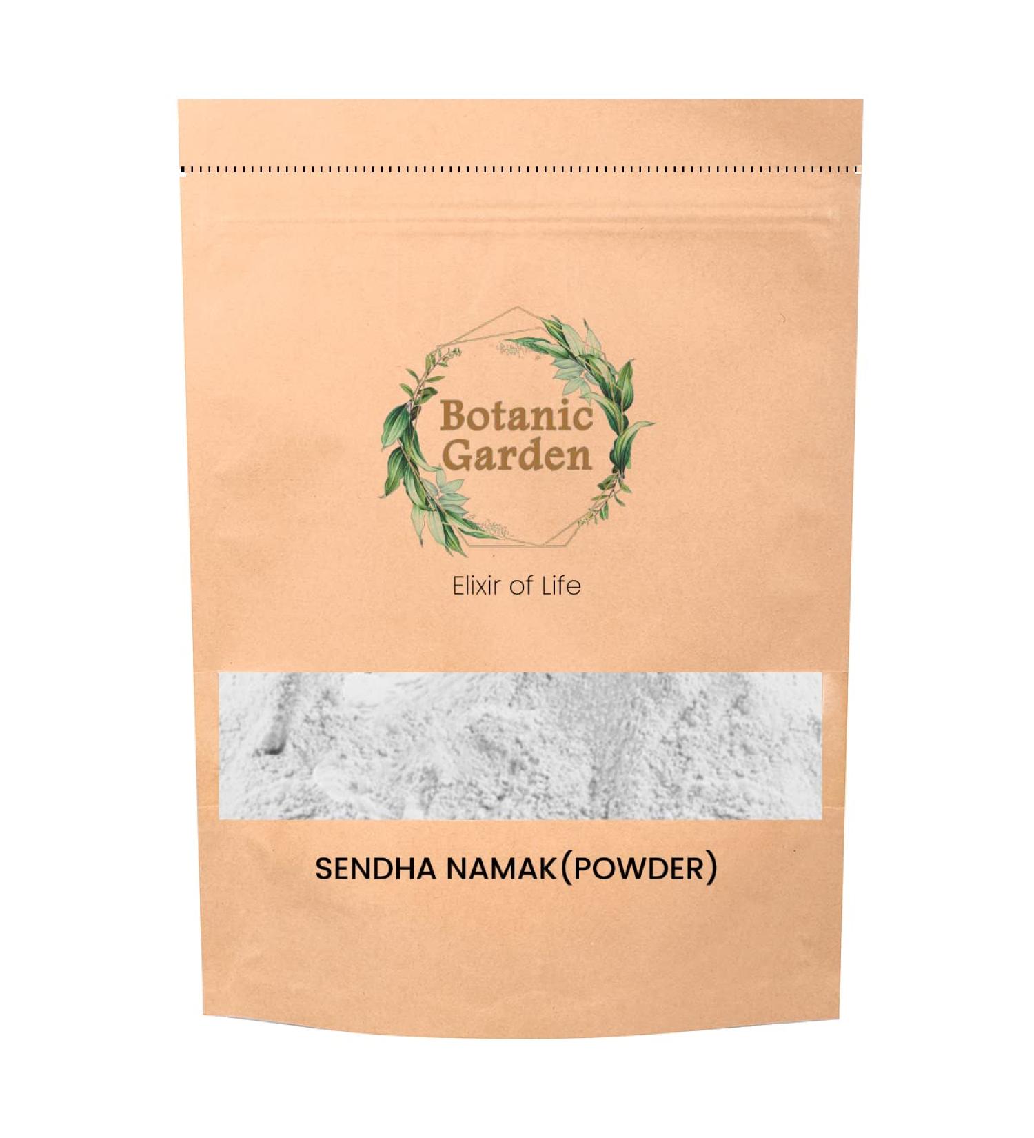 Botanic Garden Himalayan Pink Rock Salt - Coarse Fine Powder Grain Bulk Size - 100% Natural & Unrefined - 100gms - Buy Online on GoSupps.com