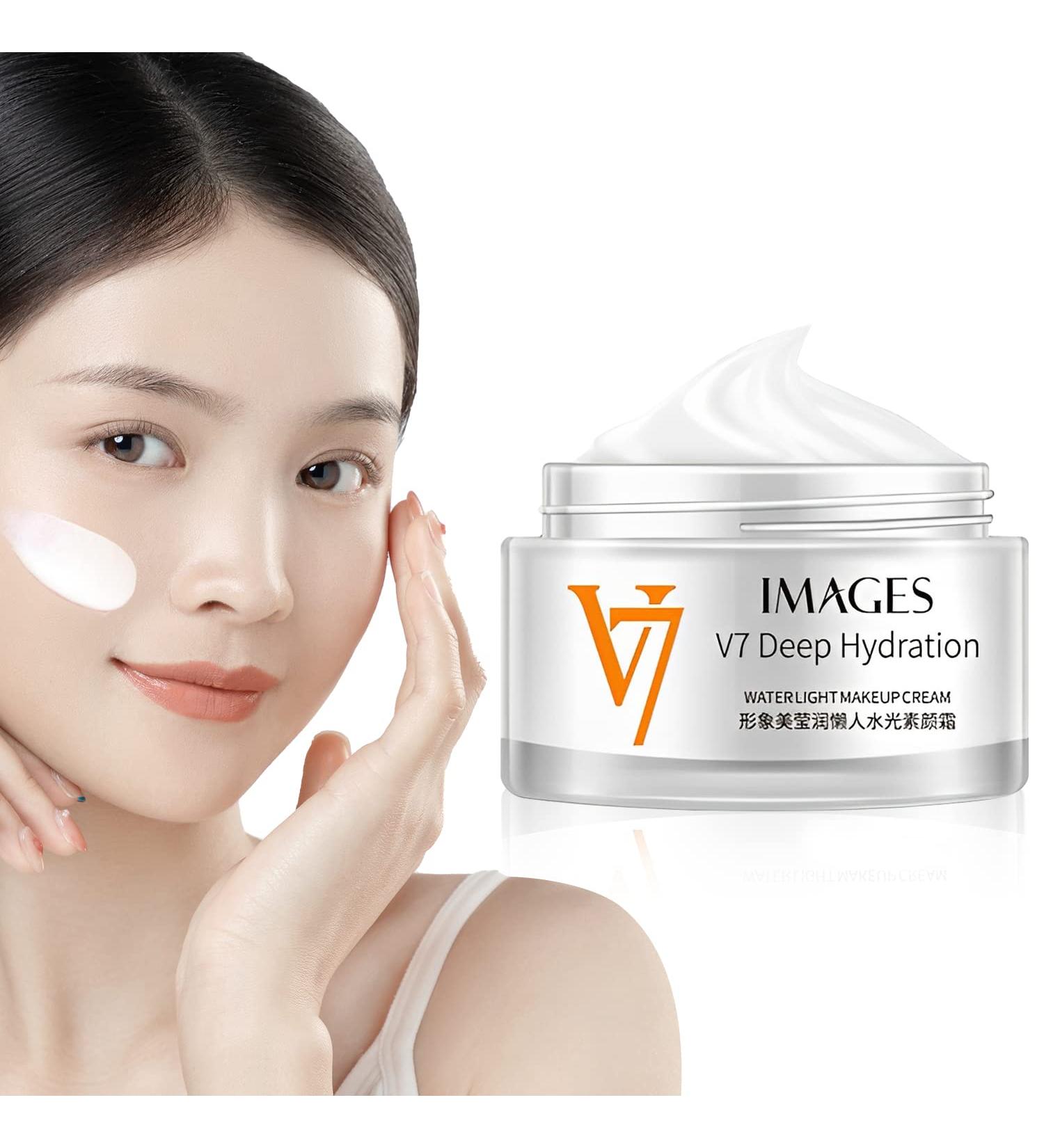 Rednow Moisturizing Tone-up Cream V7 - Hydrating Waterlight Makeup for All Skin Types (1Pcs) - Buy Online on GoSupps.com