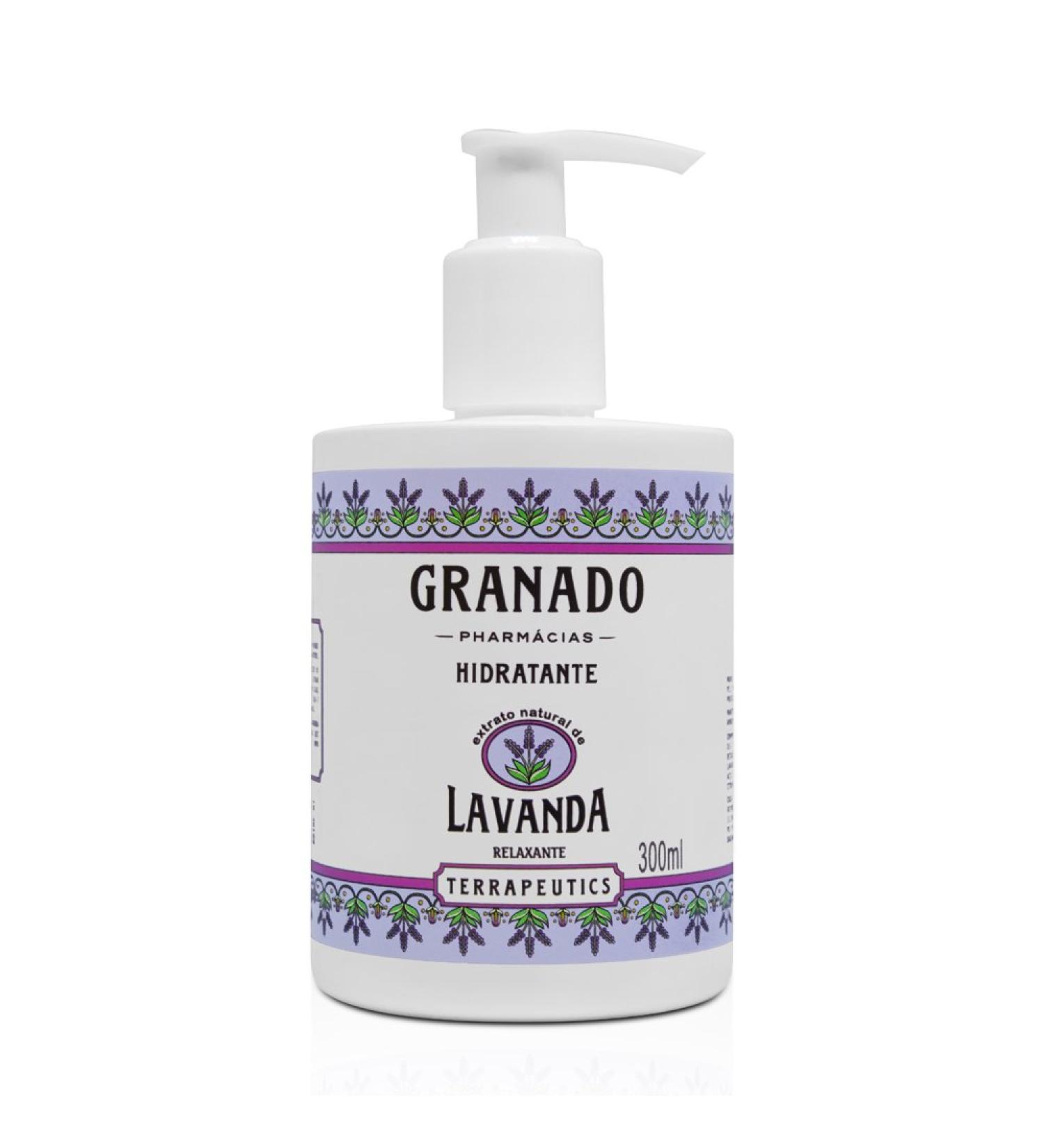 Linha Terrapeutics Granado - Hidratante Corporal Lavanda 300 Ml - (Granado Terrapeutics Collection - Lavender Body Moisturizer 10.1 Fl Oz)