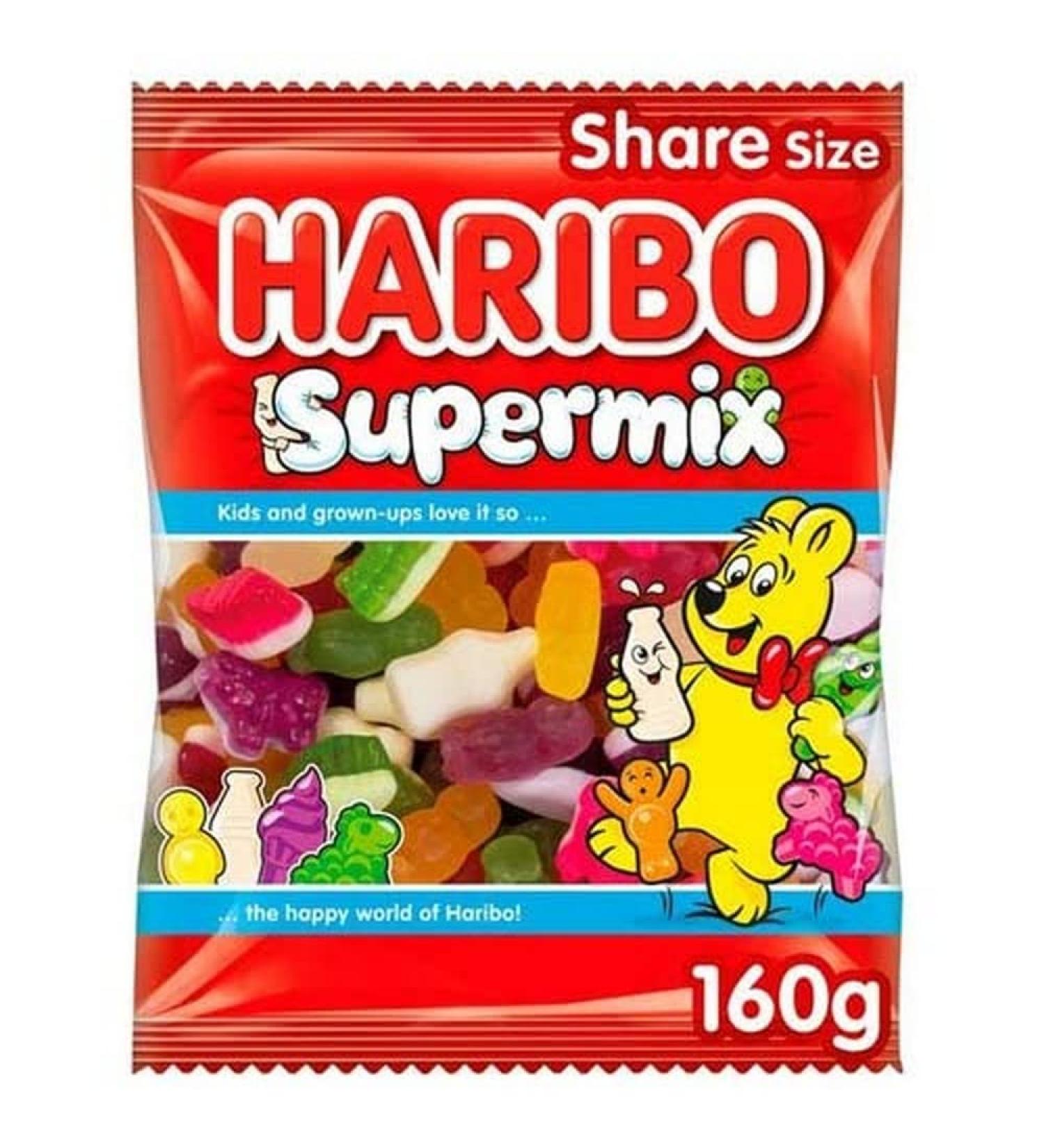 HARIBO HARIBO Supermix 160g Sharing Bags (Pack of 12)
