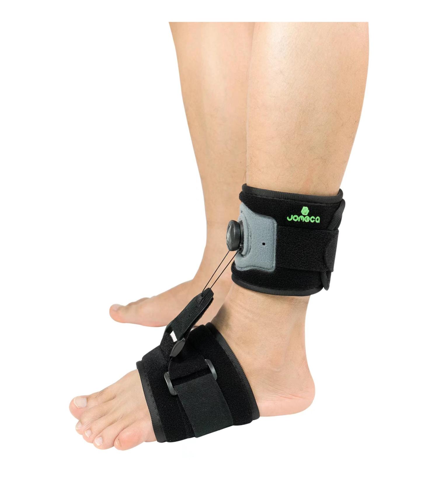 JOMECA Foot Drop Brace - Reel-Adjust Dorsiflexion AFO for Women & Men, Suitable for ALS, MS, Stroke, Diabetic Neuropathy - Black - Buy Online on GoSupps.com