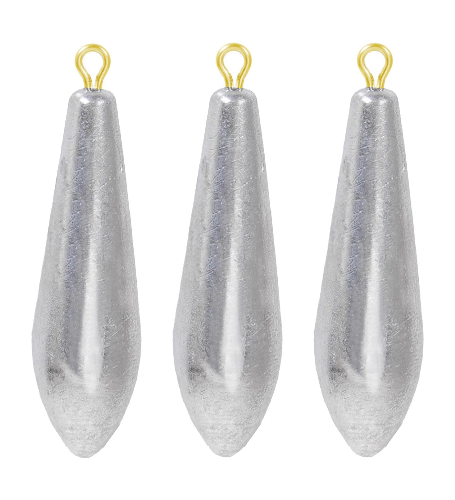 AMYSPORTS Drop Shot Fishing Weights Kit - Removable Lead Sinkers for Bass Casting - Size 1 (1oz.) - 10 pcs - Freshwater and Saltwater - Buy Online on GoSupps.com