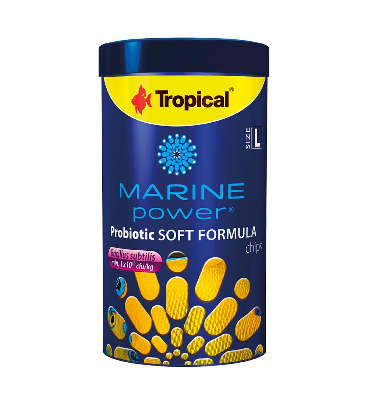 Tropical PROBIOTIC Soft Formula Size L 250ml / 130g - Fish Food, Rich in Algae and Crustaceans