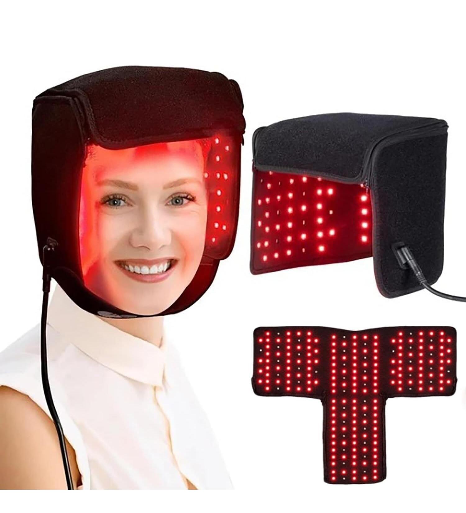 Red Light Therapy Hat 215 LED Hair Growth Helmet 660Nm & 850Nm Hair Loss Treatment for Thinning Hair Promote Fast Hair Regrowth - Buy Online on GoSupps.com