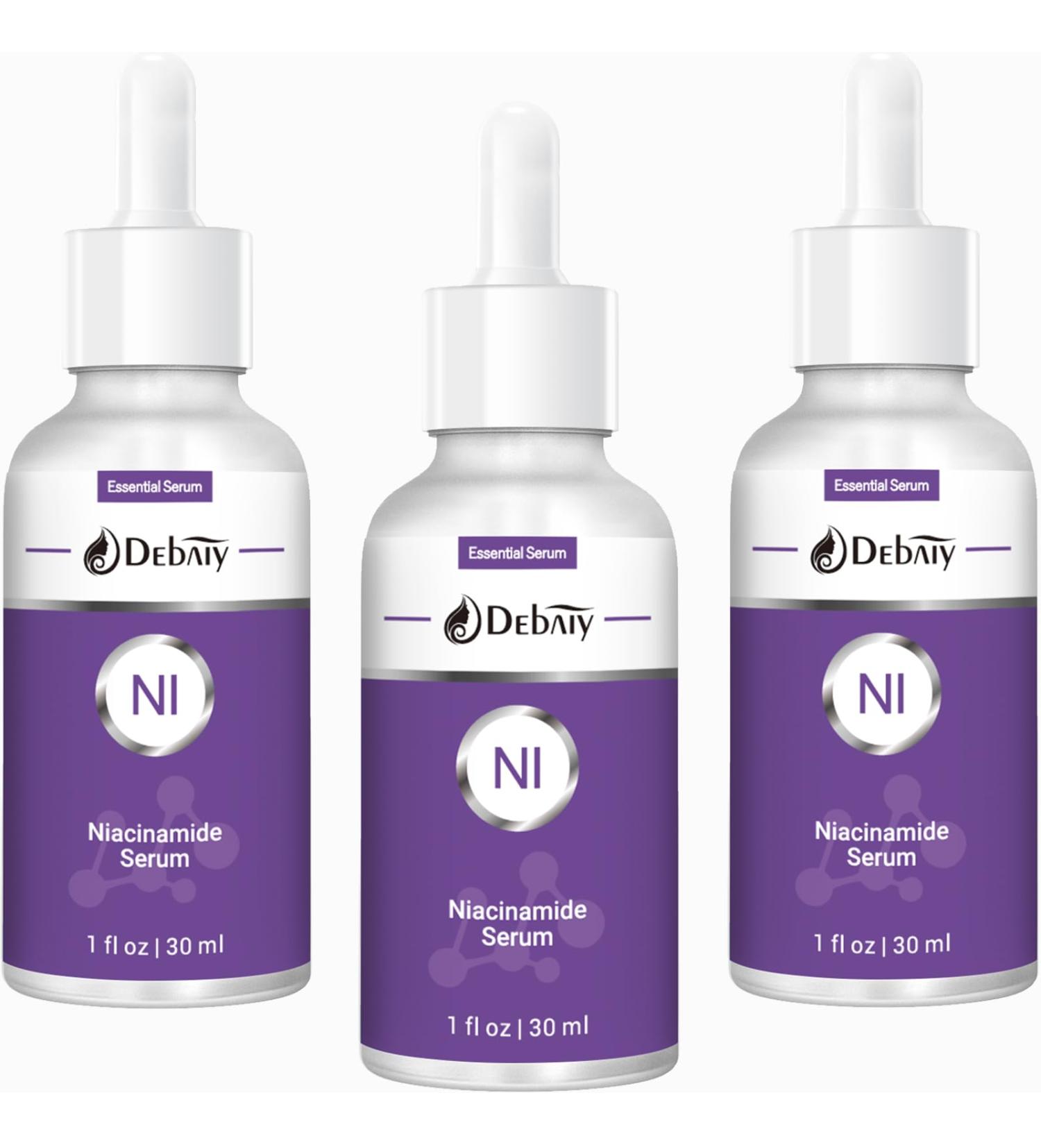 Buy 3 Pack Niacinamide Serum with Ceramide - Anti-Aging Moisturizing & Pore Shrink 1Fl.Oz (30ml) - Global Shipping Available - Buy Online on GoSupps.com