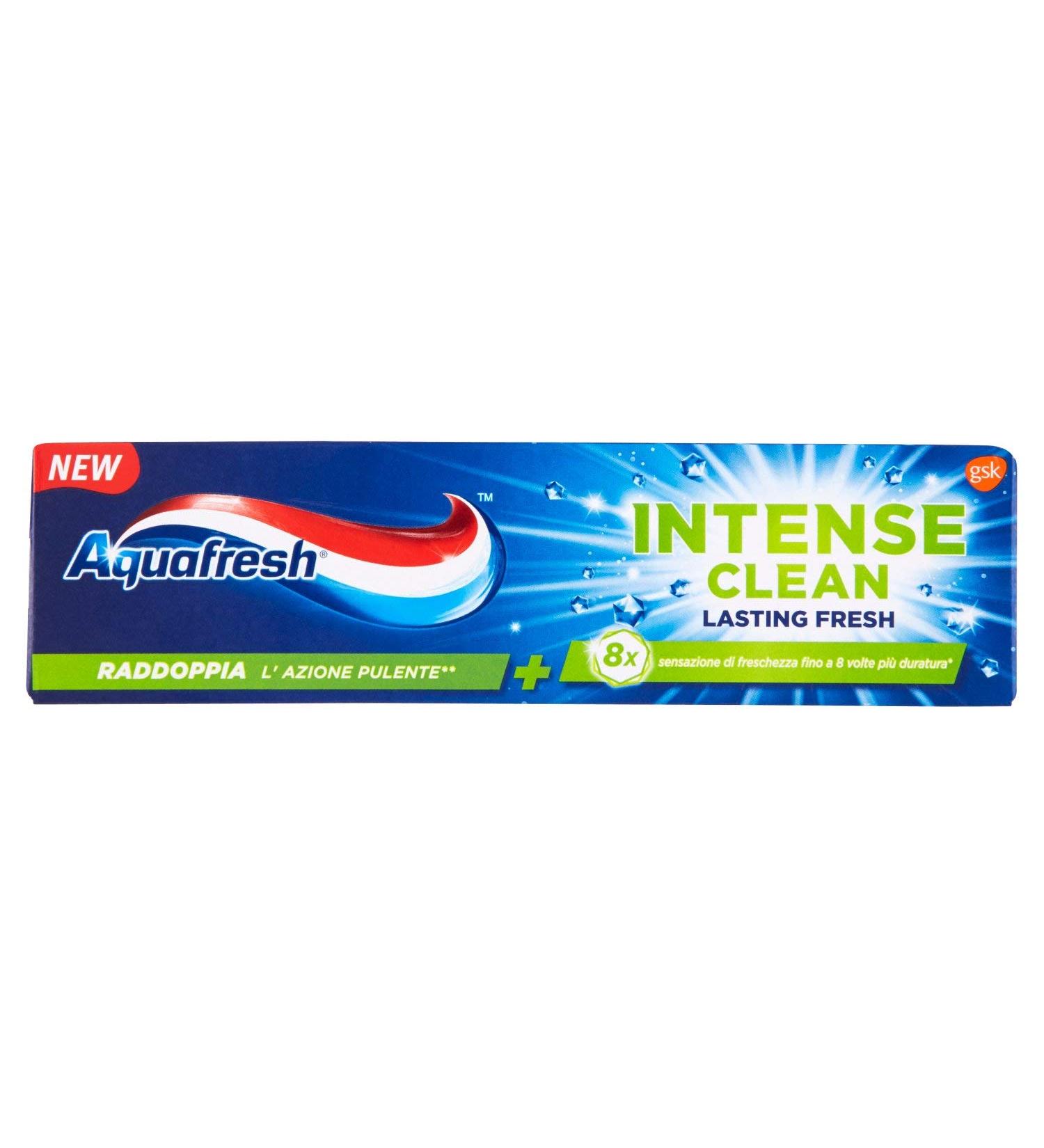  Aquafresh AQUAFRESH Toothpaste INTENSE Clean LASTING Fresh 75 Ml. Products for teeth and face - Buy Online on GoSupps.com