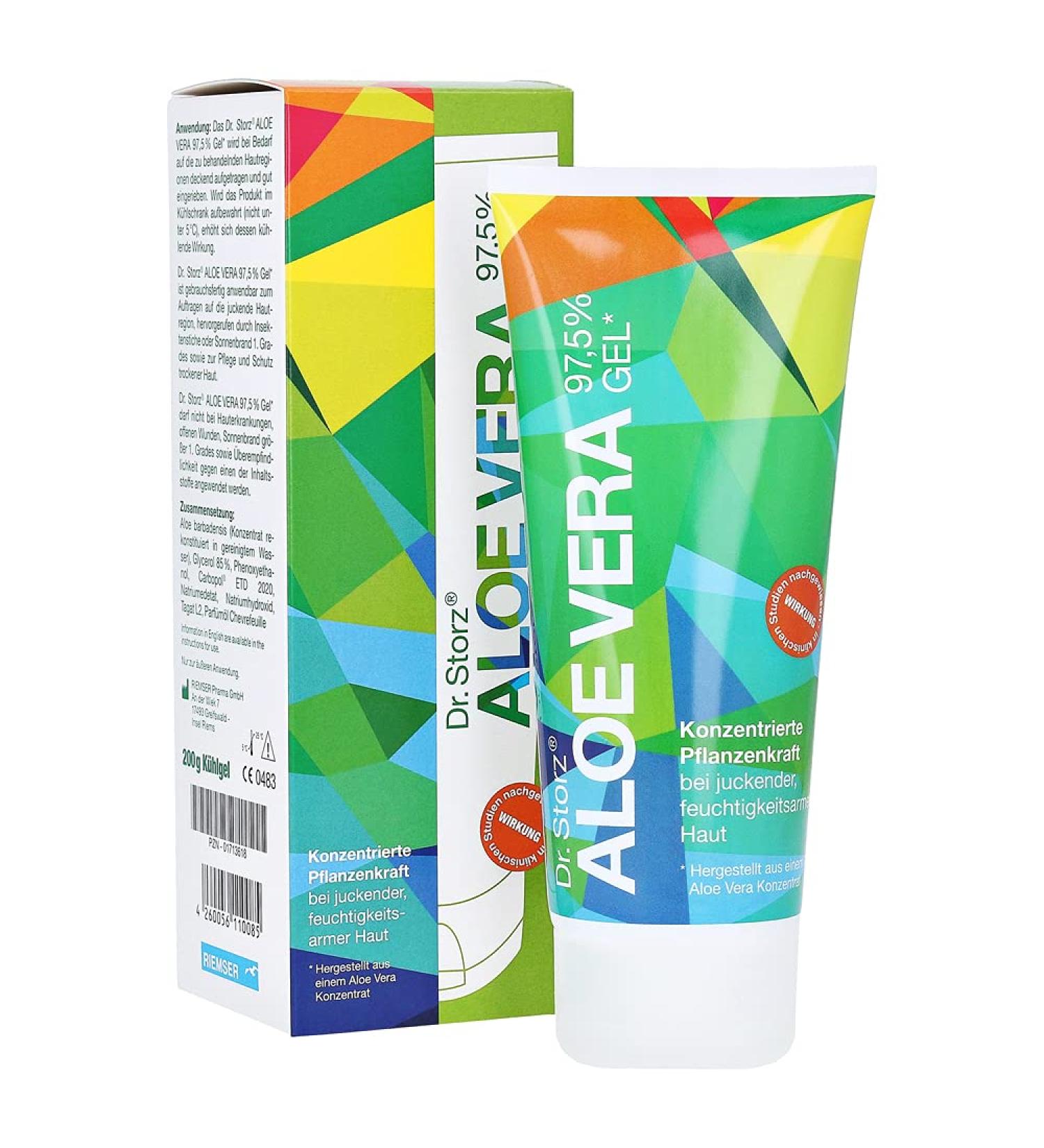 ALOE VERA GEL 97.5% Dr. Storz Tube 200 ml