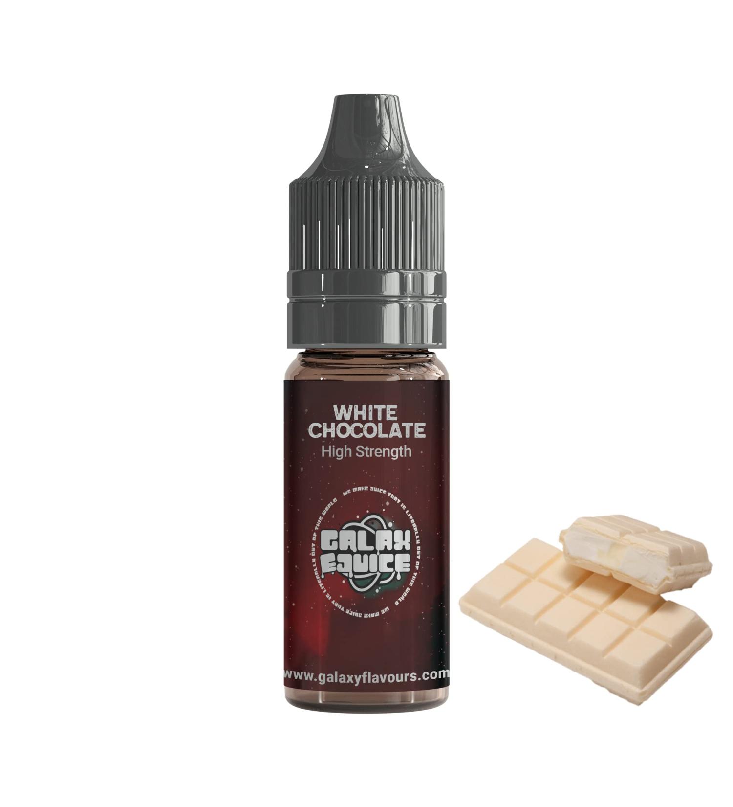 White Chocolate High Strength Flavouring - 10ml Bottle - Galaxy Food Flavours - Buy Online on GoSupps.com