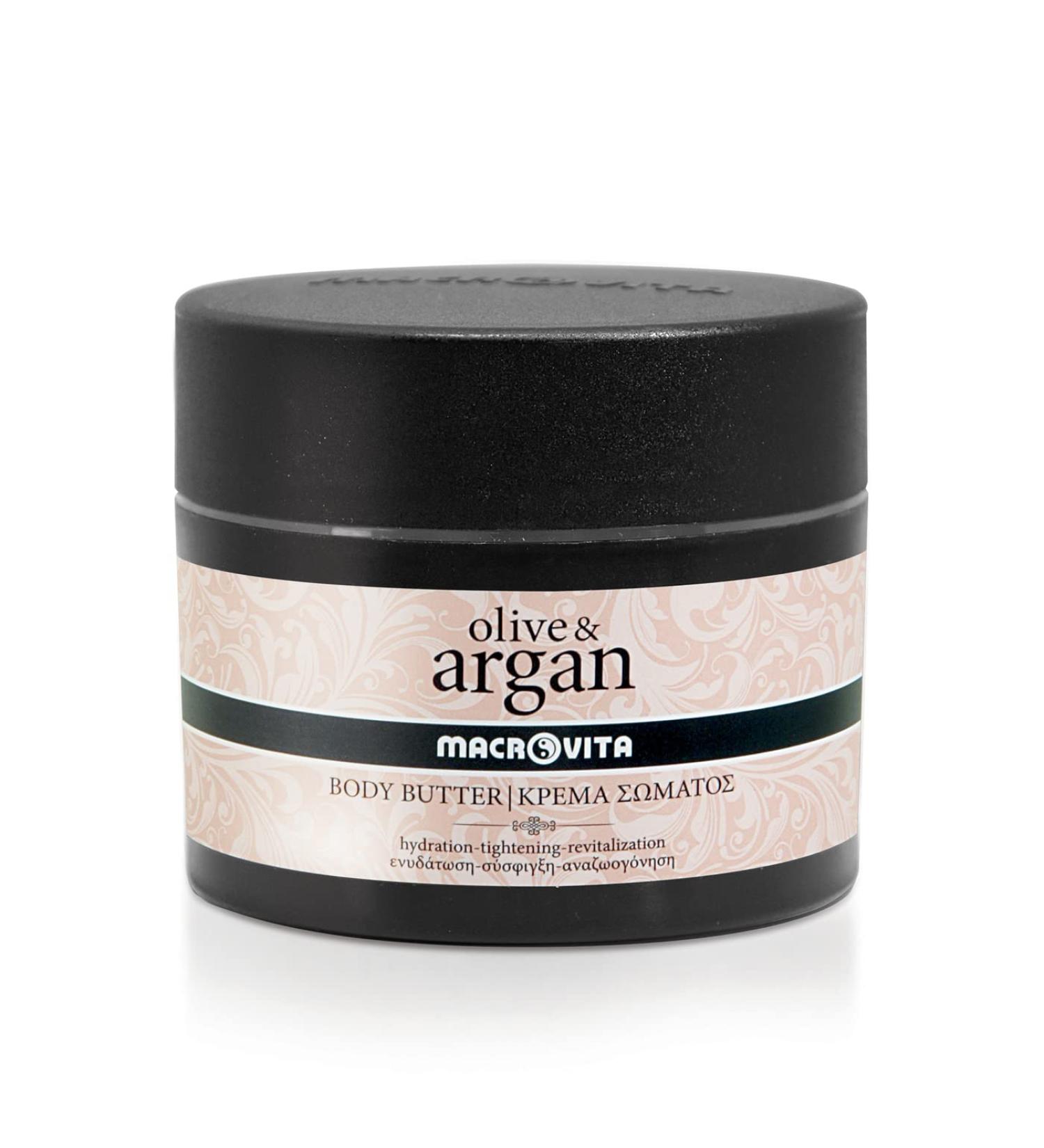 MACROVITA BODY BUTTER OLIVE AND ARGAN FOR ALL SKIN TYPES 200 ML.