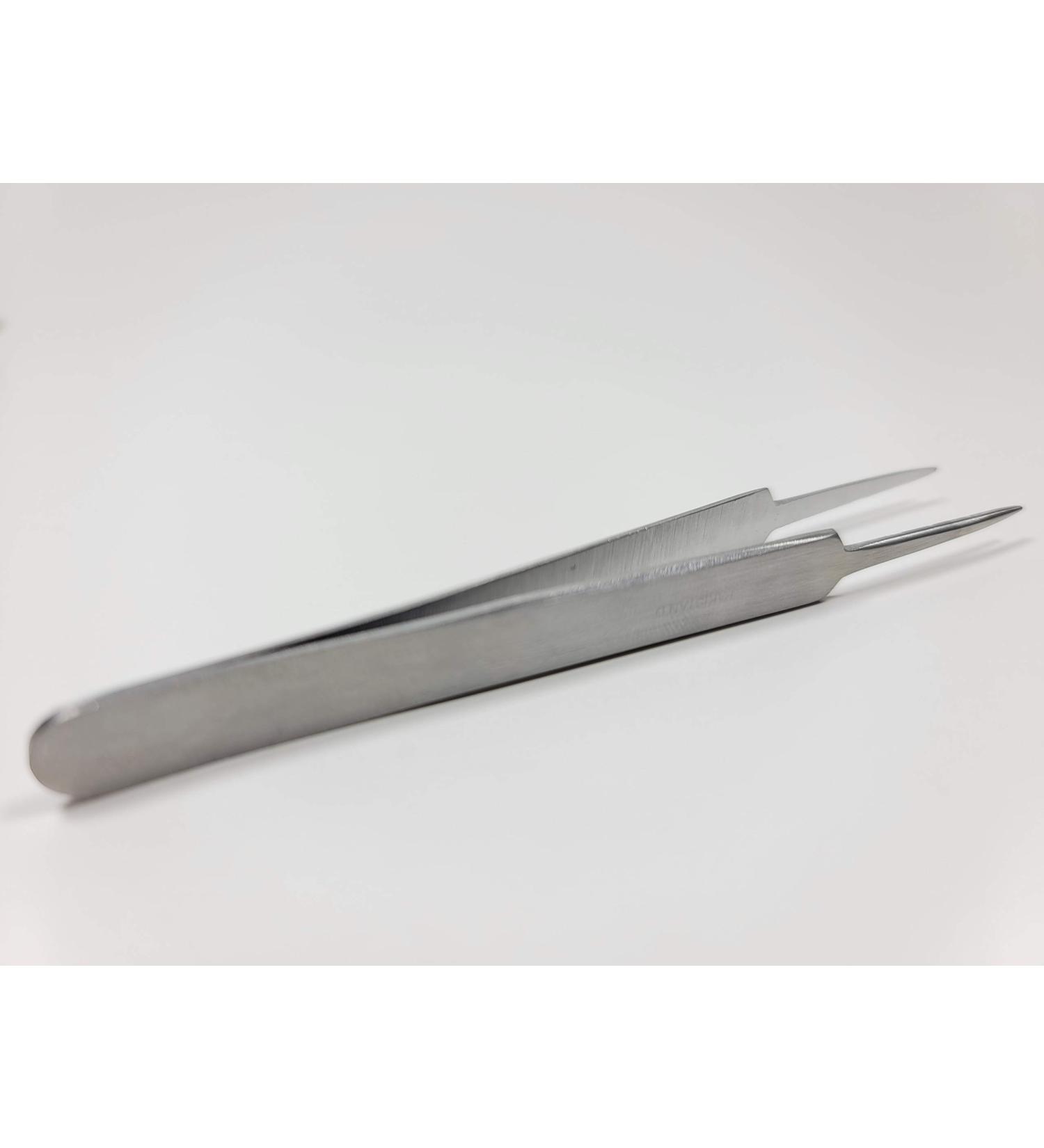 MedBlades Stainless Steel Ingrown Hair Tweezers - Precision Pointed Tip for Men and Women - Surgical Splinter Removal Tool for Ingrown Hair Treatment - Buy Online on GoSupps.com