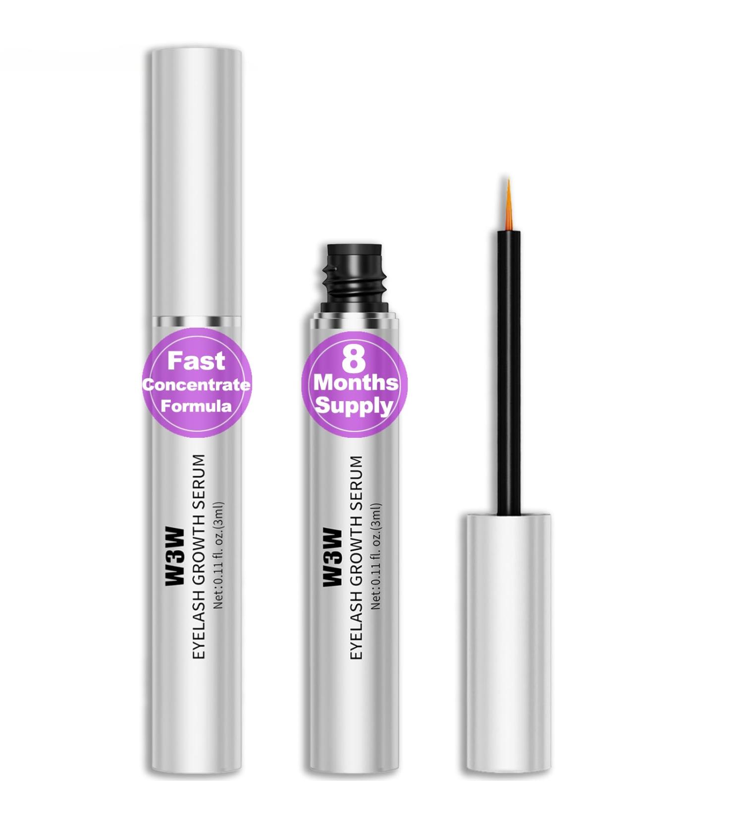 Lash Serum Eyelash Growth Serum - Rapid Eyelash for stronger Healthier Lashes & Brows Vegan & Cruelty-Free (2 PCS) - Buy Online on GoSupps.com